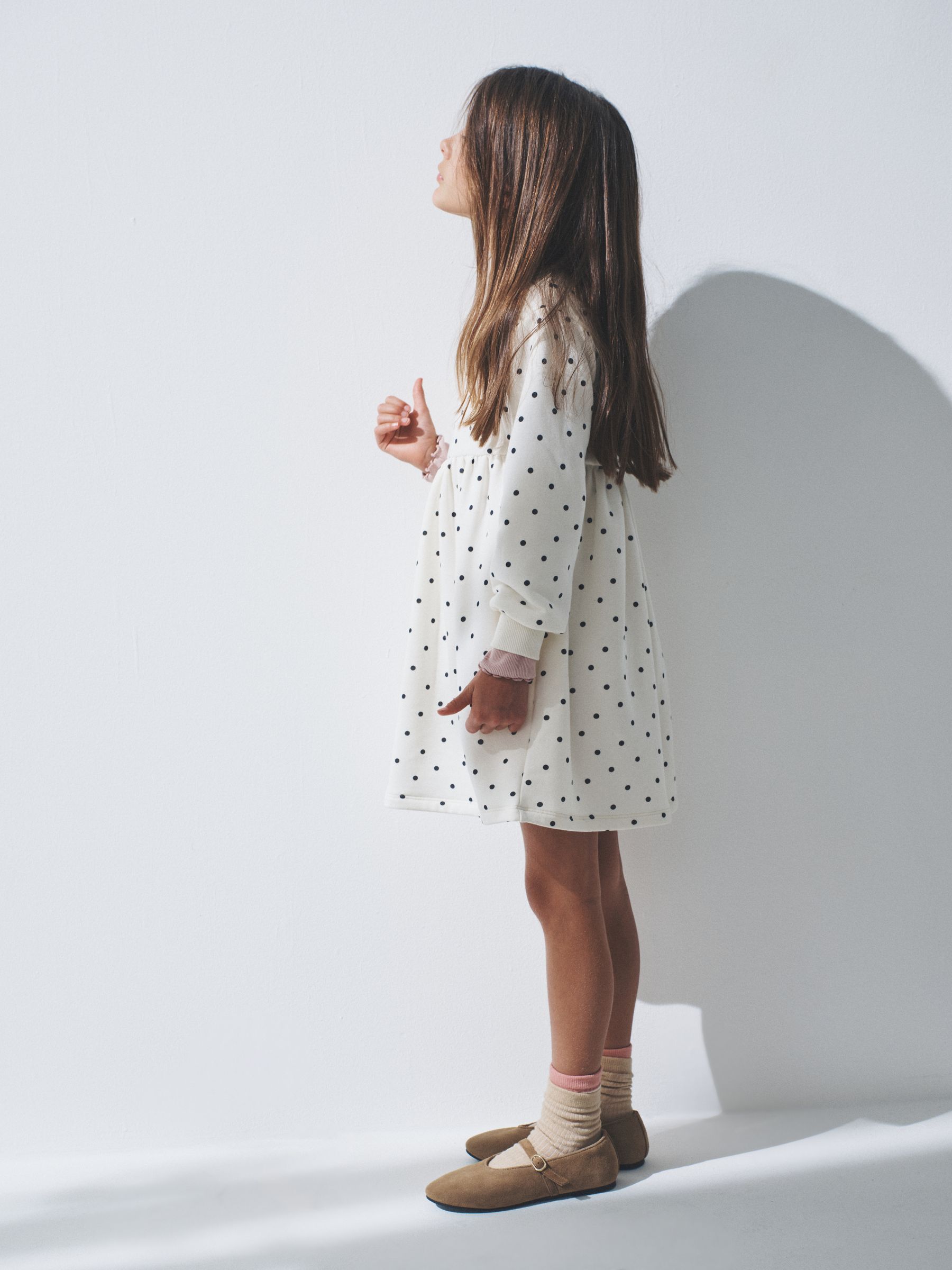 Pink/Brown/Cream - 4 Pack Sweat Dresses - Image 1 of 10