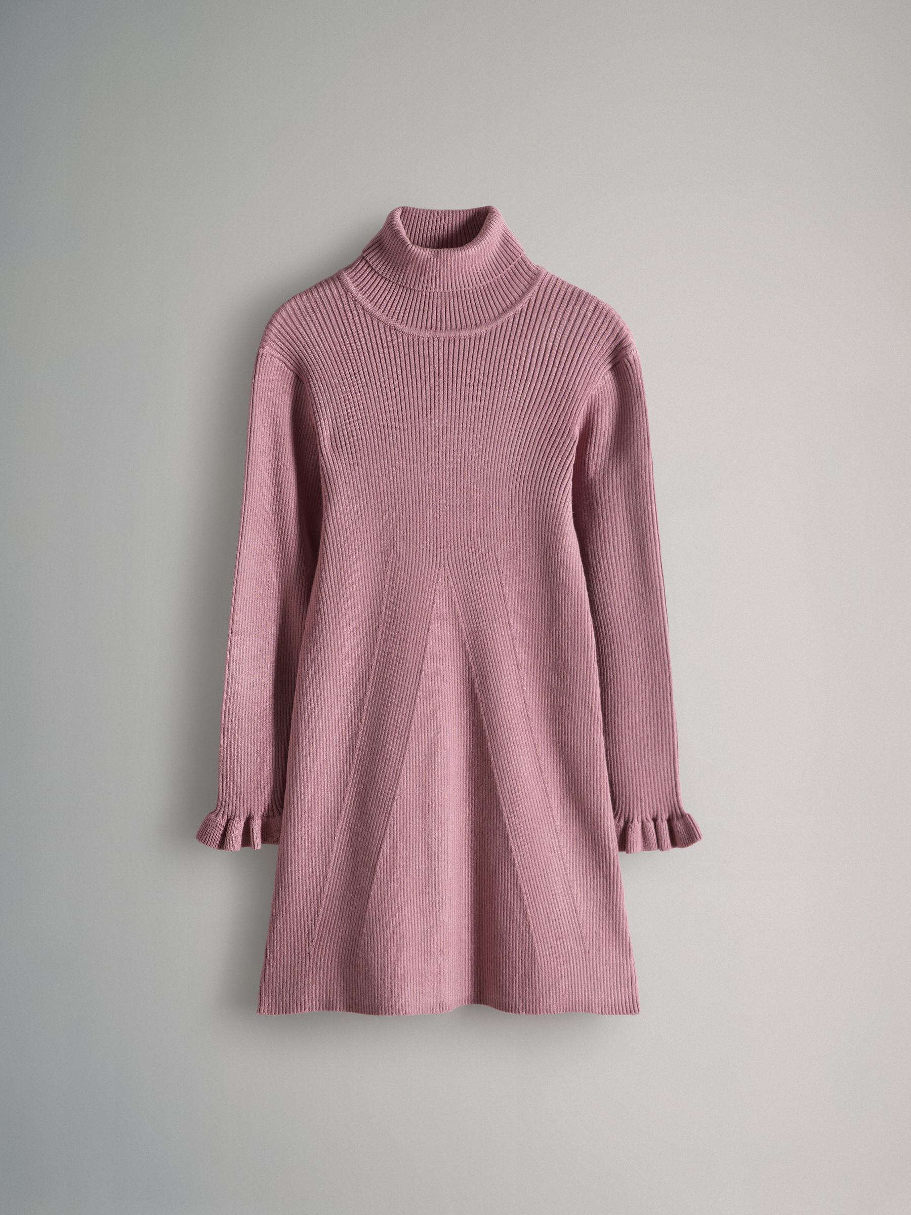 2 Pack Rib Knit Roll Neck Dresses - Image 2 of 6