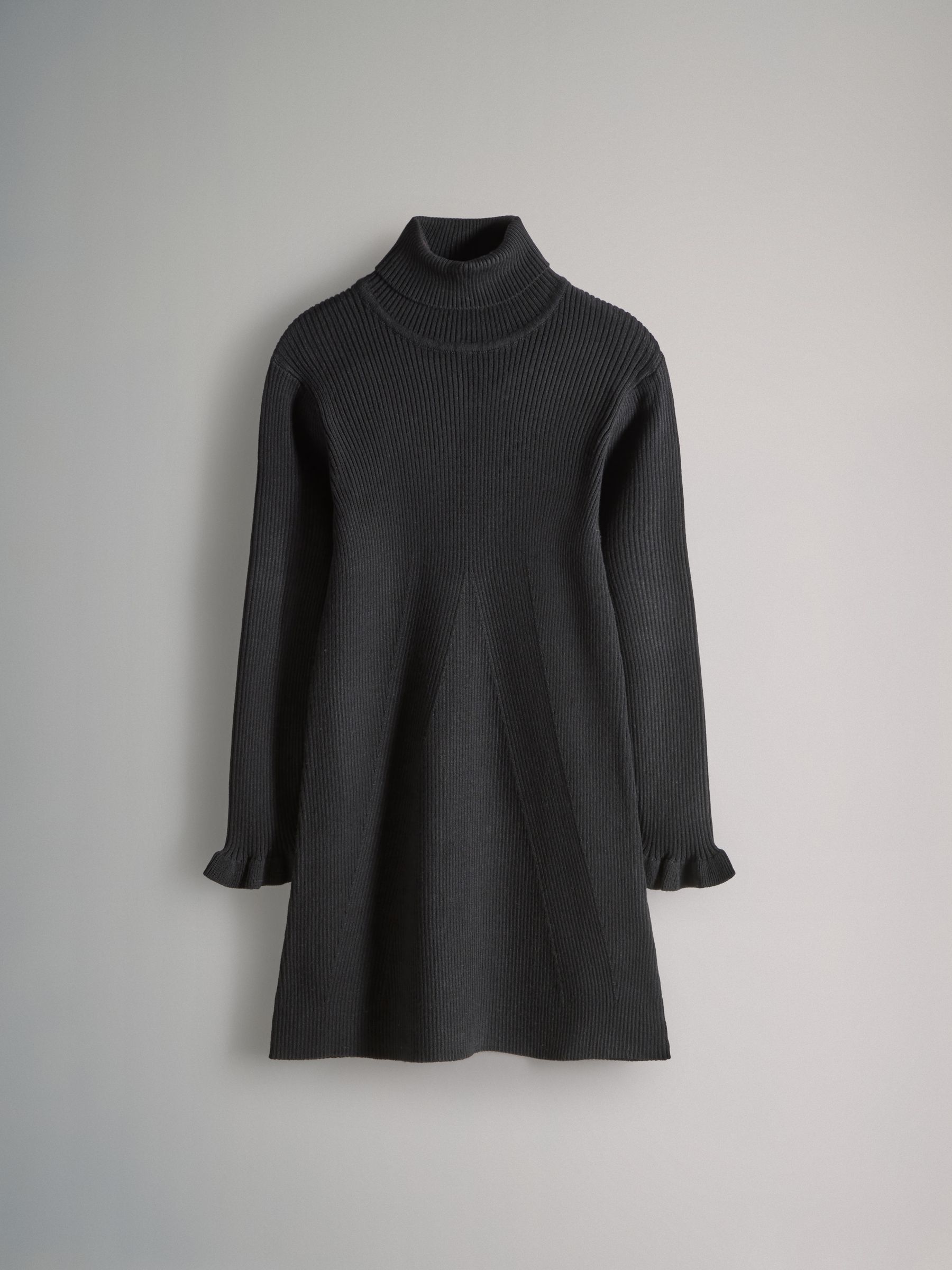2 Pack Rib Knit Roll Neck Dresses - Image 3 of 6