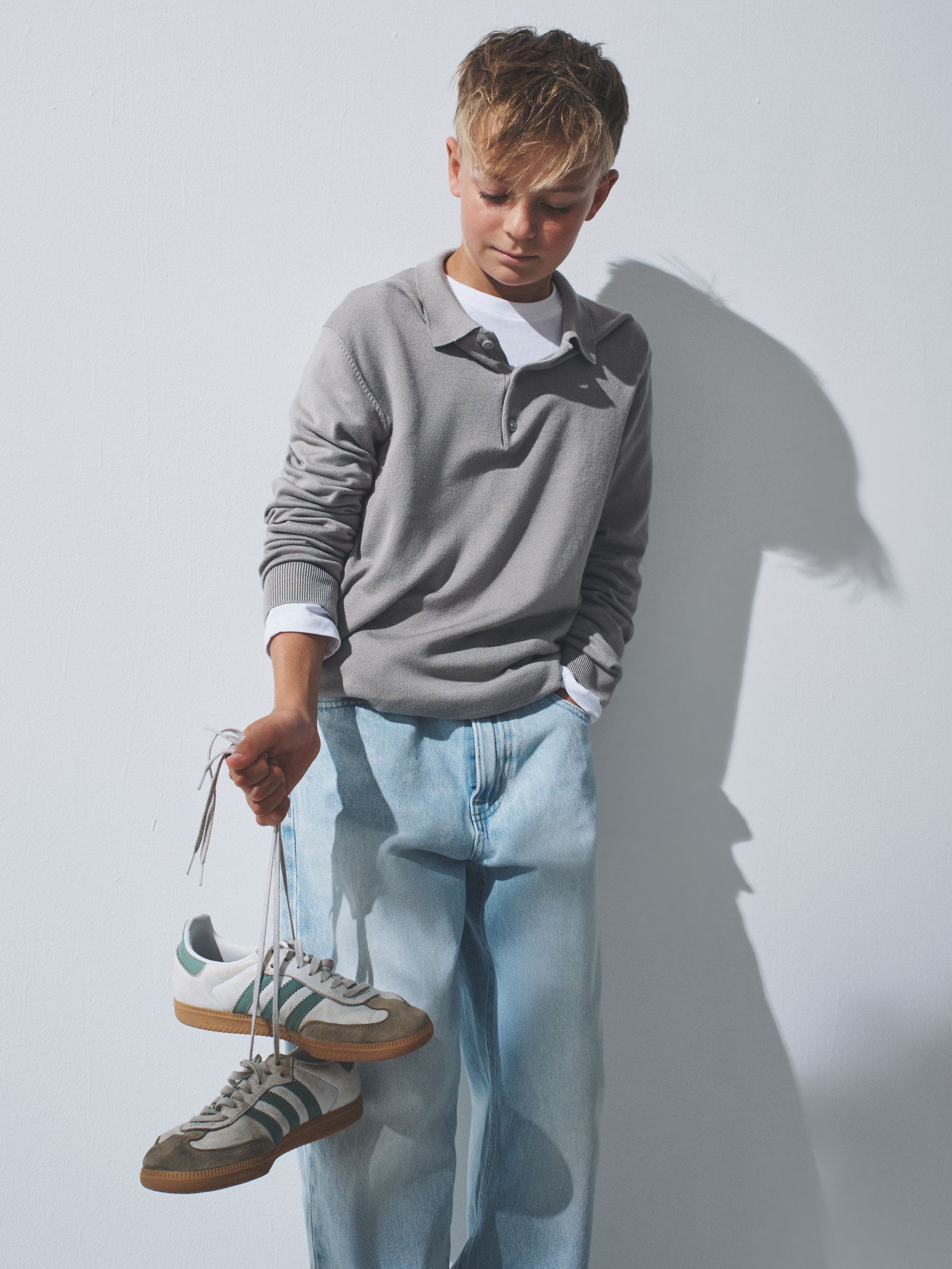 3 Pack Long Sleeve Knitted Collar Jumpers - Image 2 of 11
