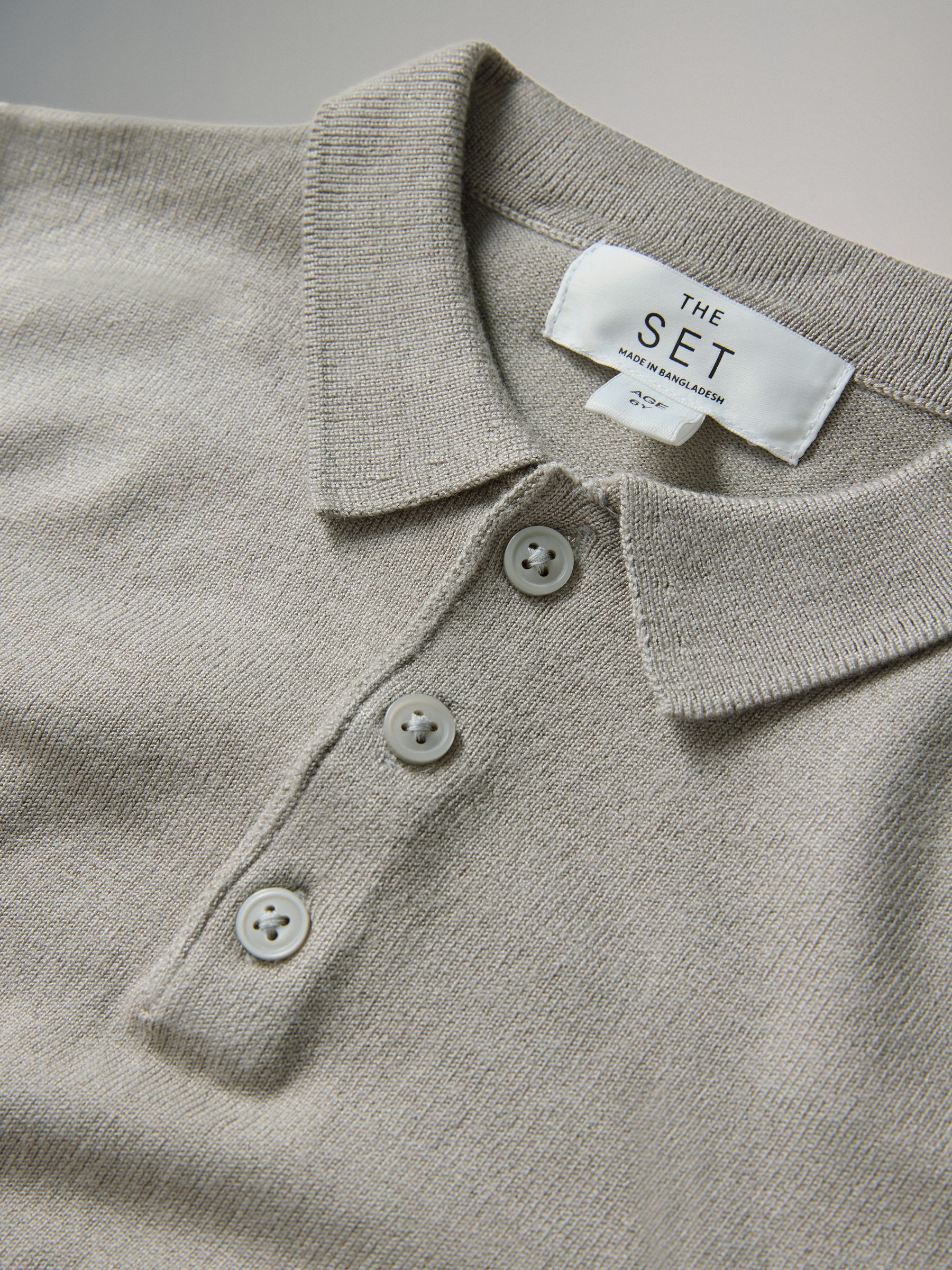 Navy Blue/Brown/Grey Marl 3 Pack Long Sleeve Knitted Collar Jumpers - Image 6 of 6 Navy Blue/Brown/Grey Marl 3 Pack Long Sleeve Knitted Collar Jumpers - Image 6 of 6