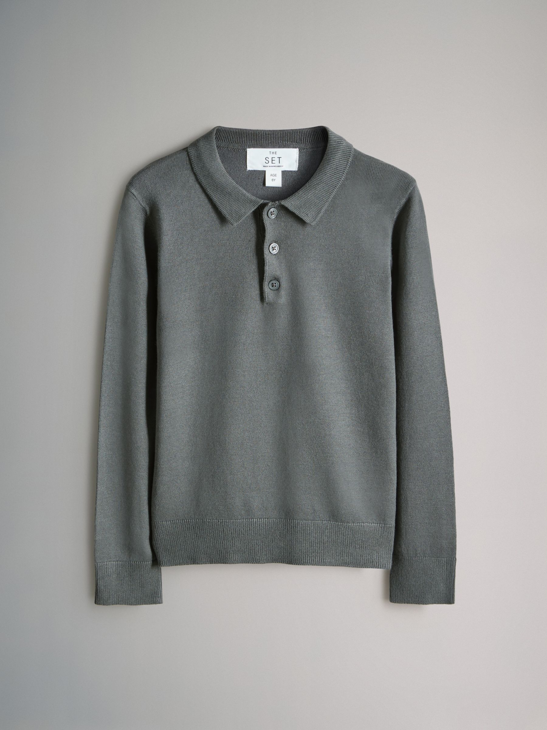 3 Pack Long Sleeve Knitted Collar Jumpers - Image 8 of 11