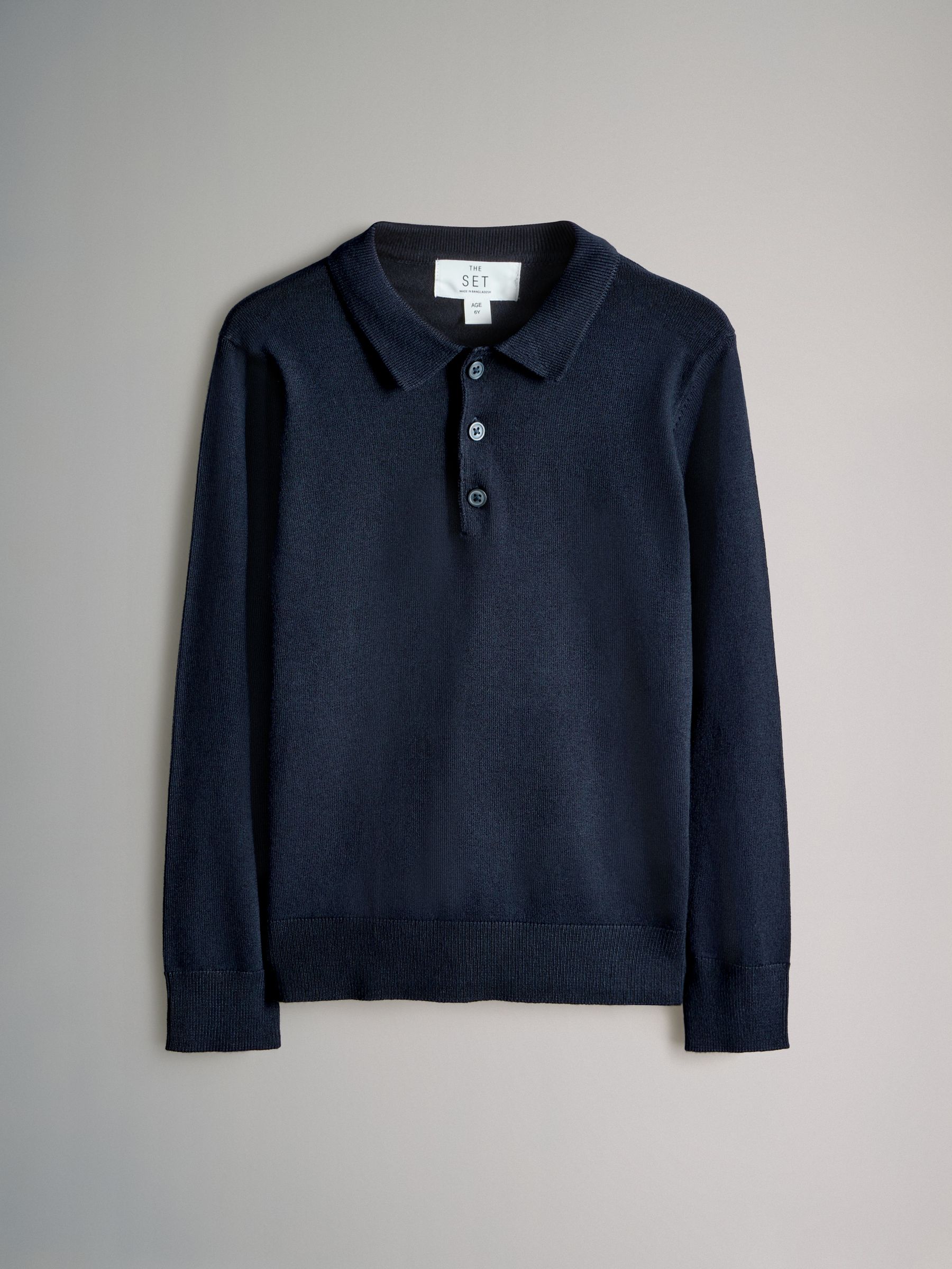 3 Pack Long Sleeve Knitted Collar Jumpers - Image 9 of 11