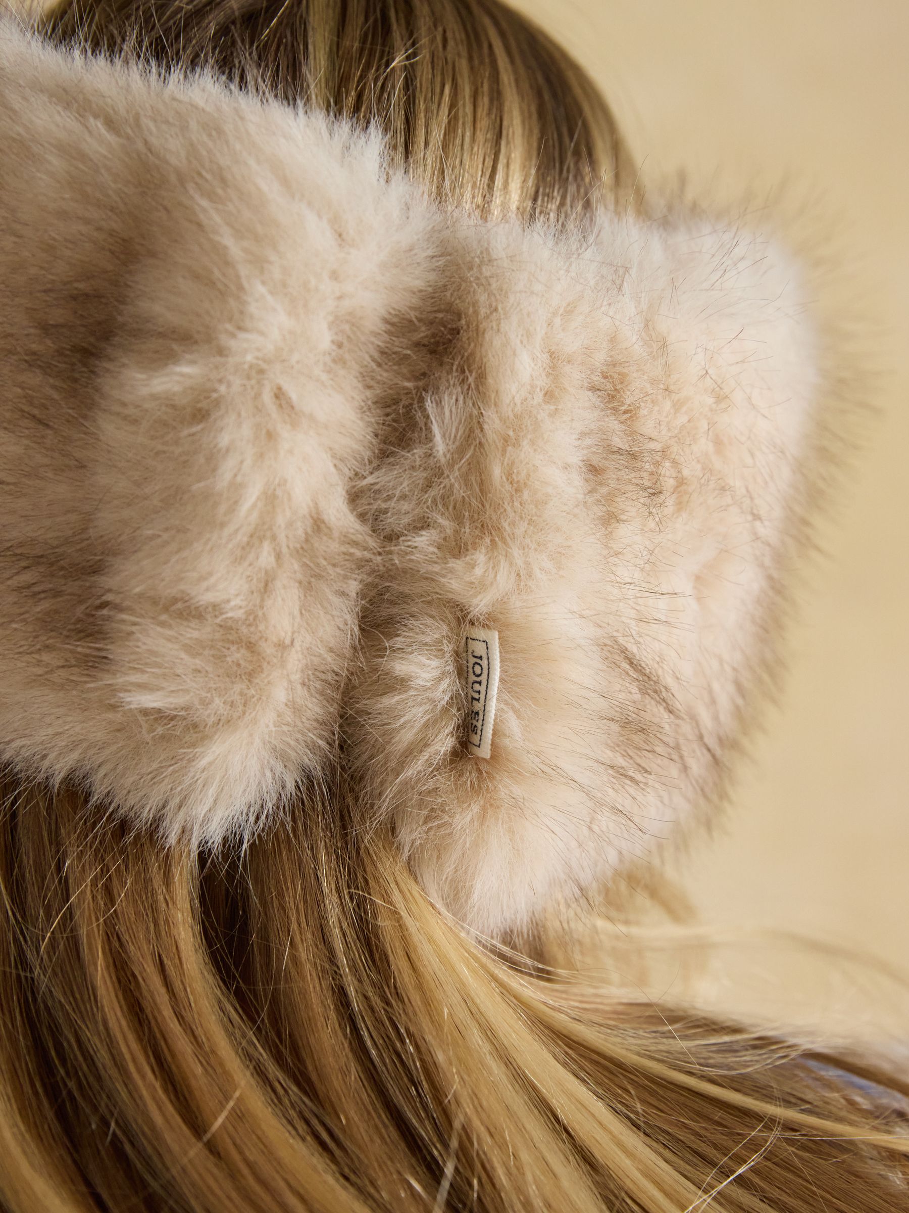 Aspen Neutral Faux Fur Headband - Image 3 of 8