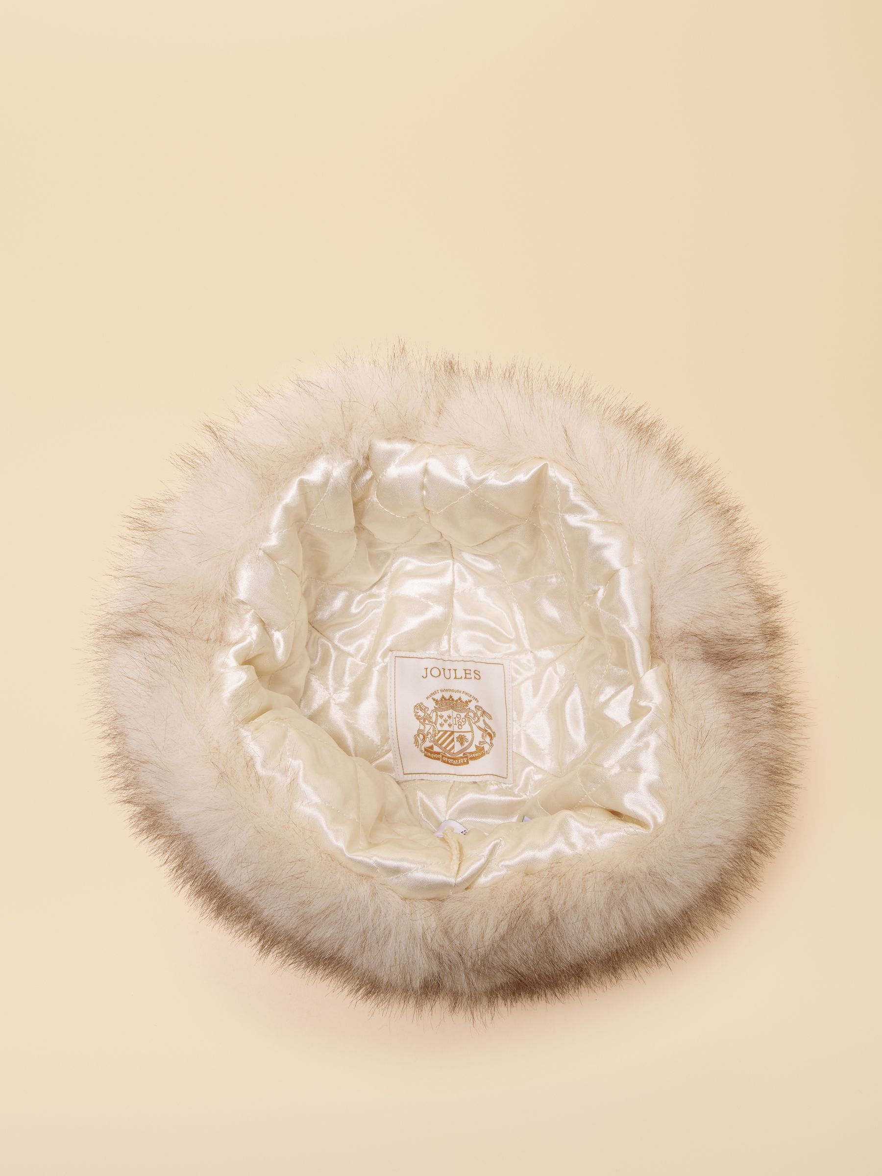 Aspen Neutral Faux Fur Hat - Image 6 of 7