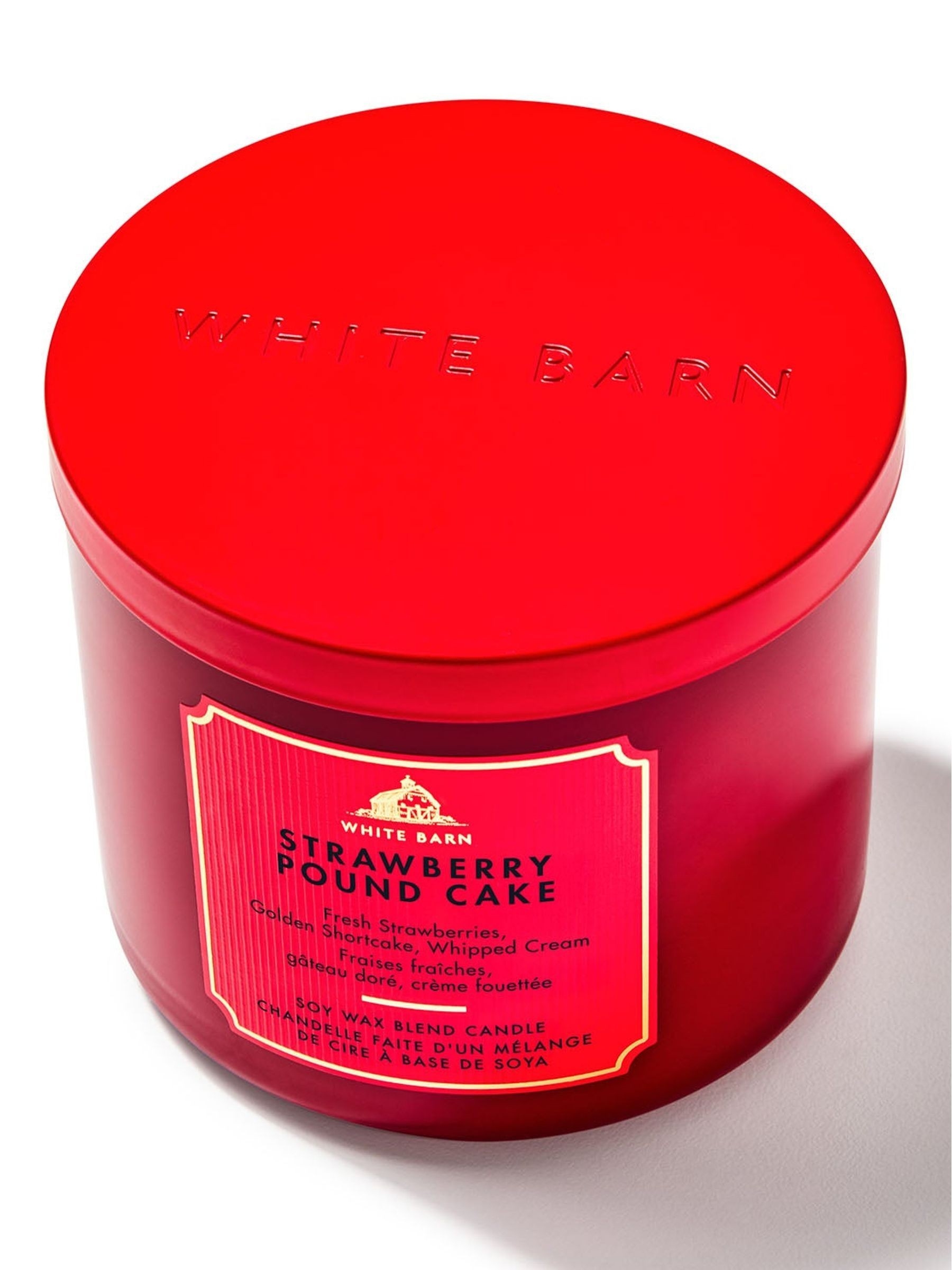 Strawberry Pound Cake Candle 411g 3 Wick - Image 2 of 3