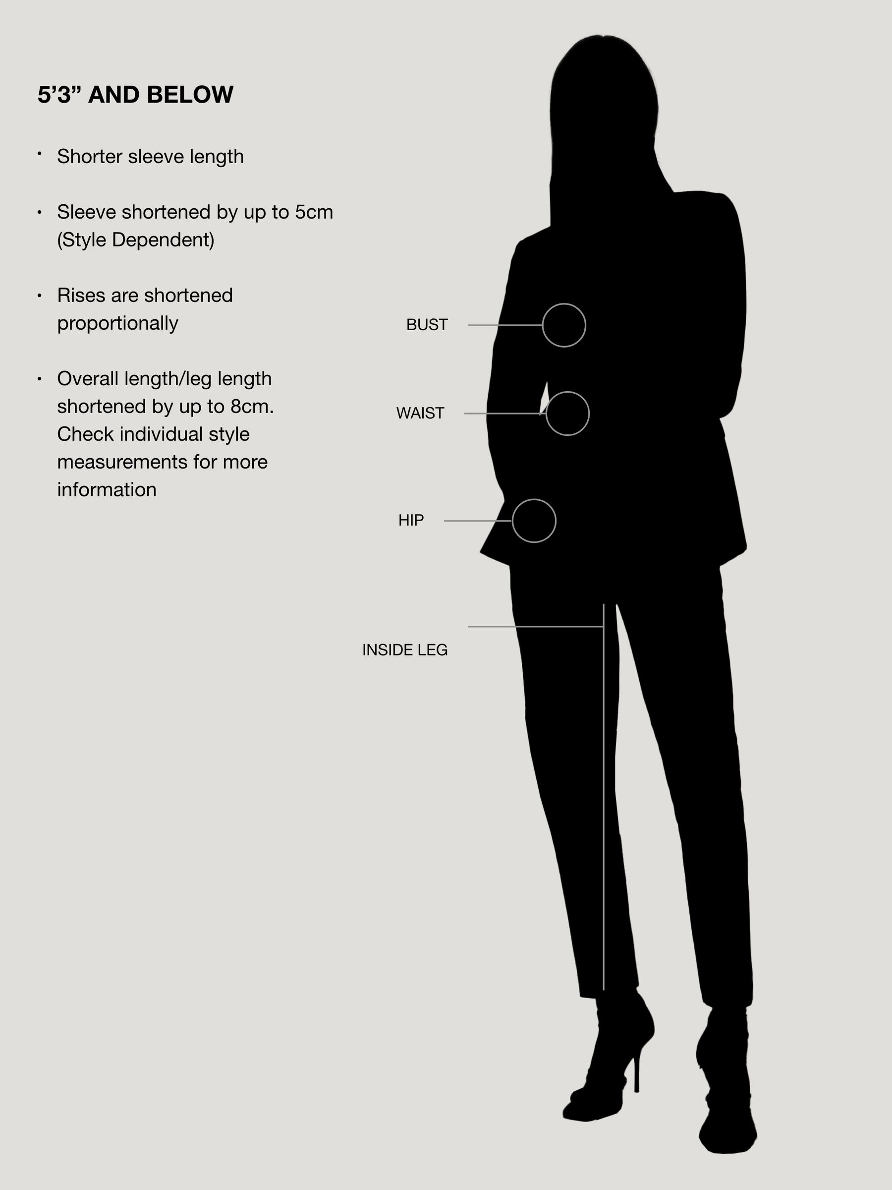 Petite Tailored Single Breasted Suit Blazer in Mink Neutral - Image 8 of 8