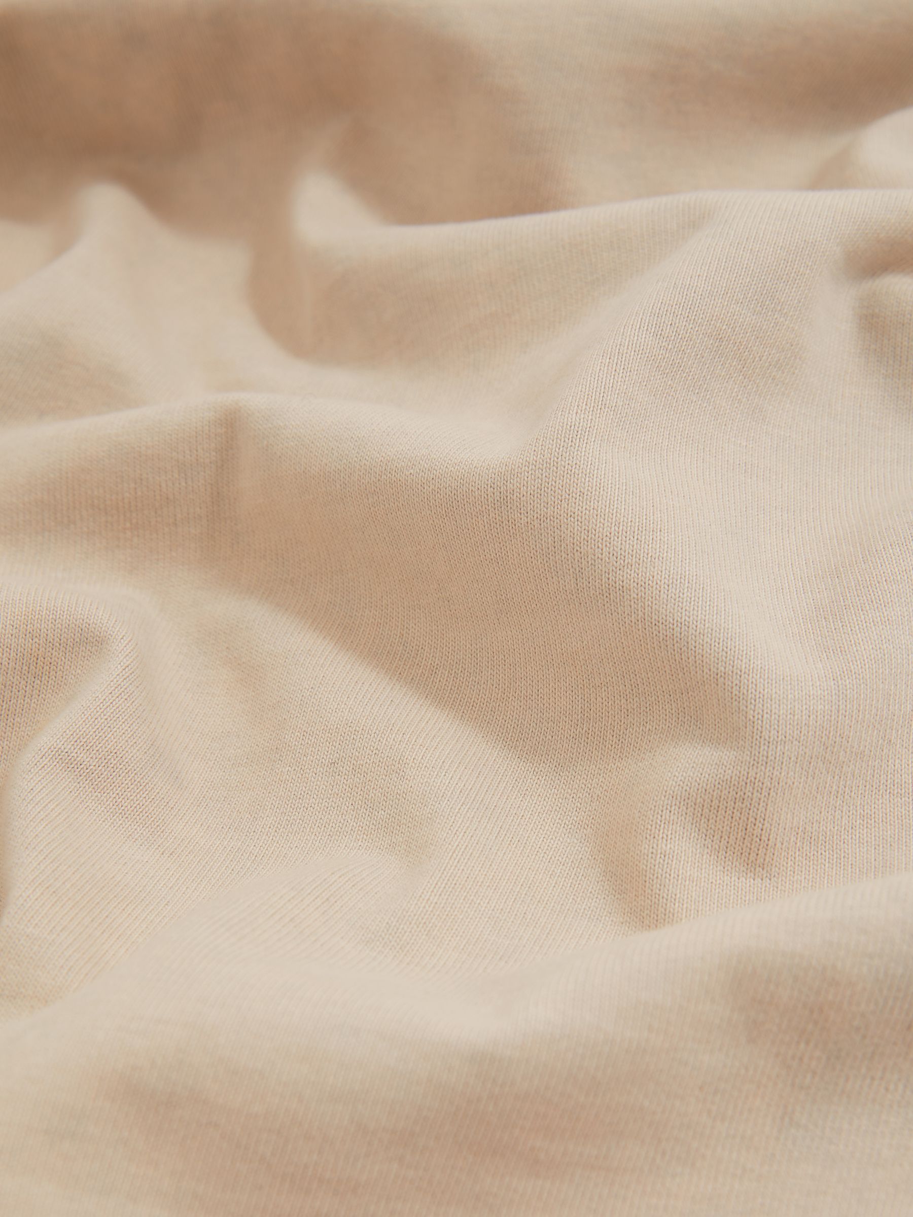 Cotton Garment-Dyed Oversize T-Shirt in Oatmeal - Image 6 of 6