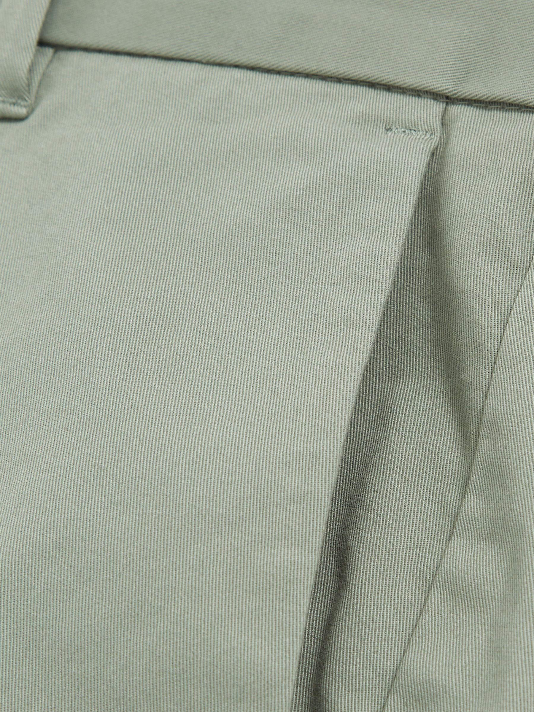 Short Length Casual Chino Shorts in Pistachio - Image 6 of 6