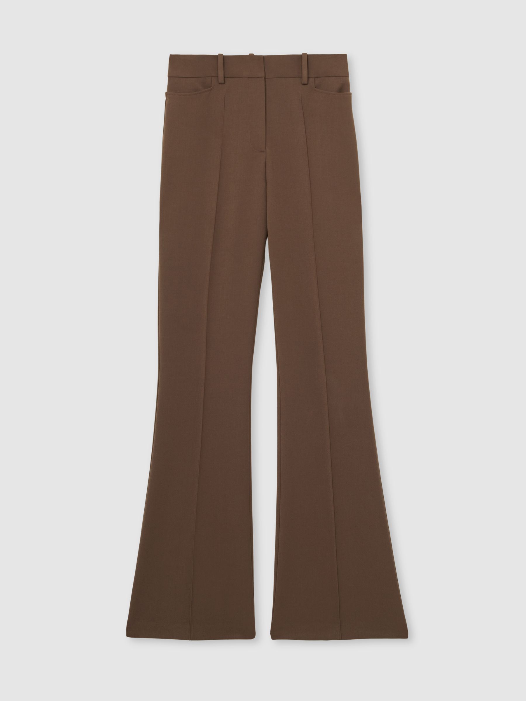 Flared Suit Trousers in Mink Neutral - Image 2 of 6