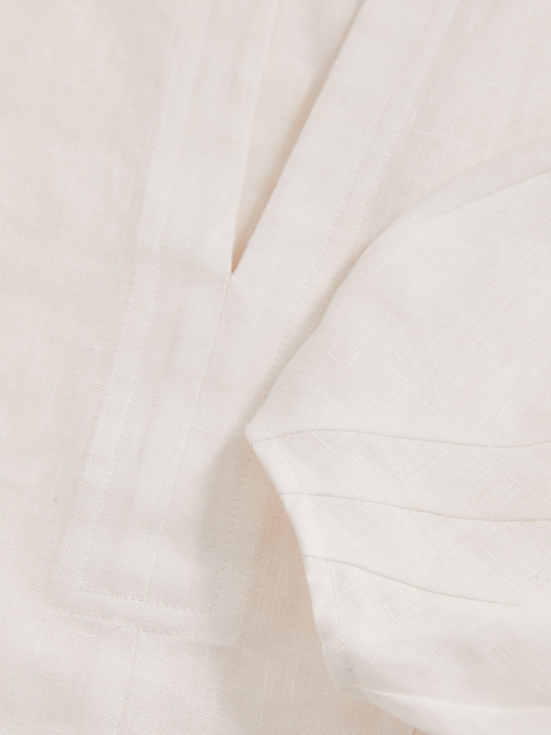 Linen Balloon-Sleeve Top in Ivory - Image 6 of 6