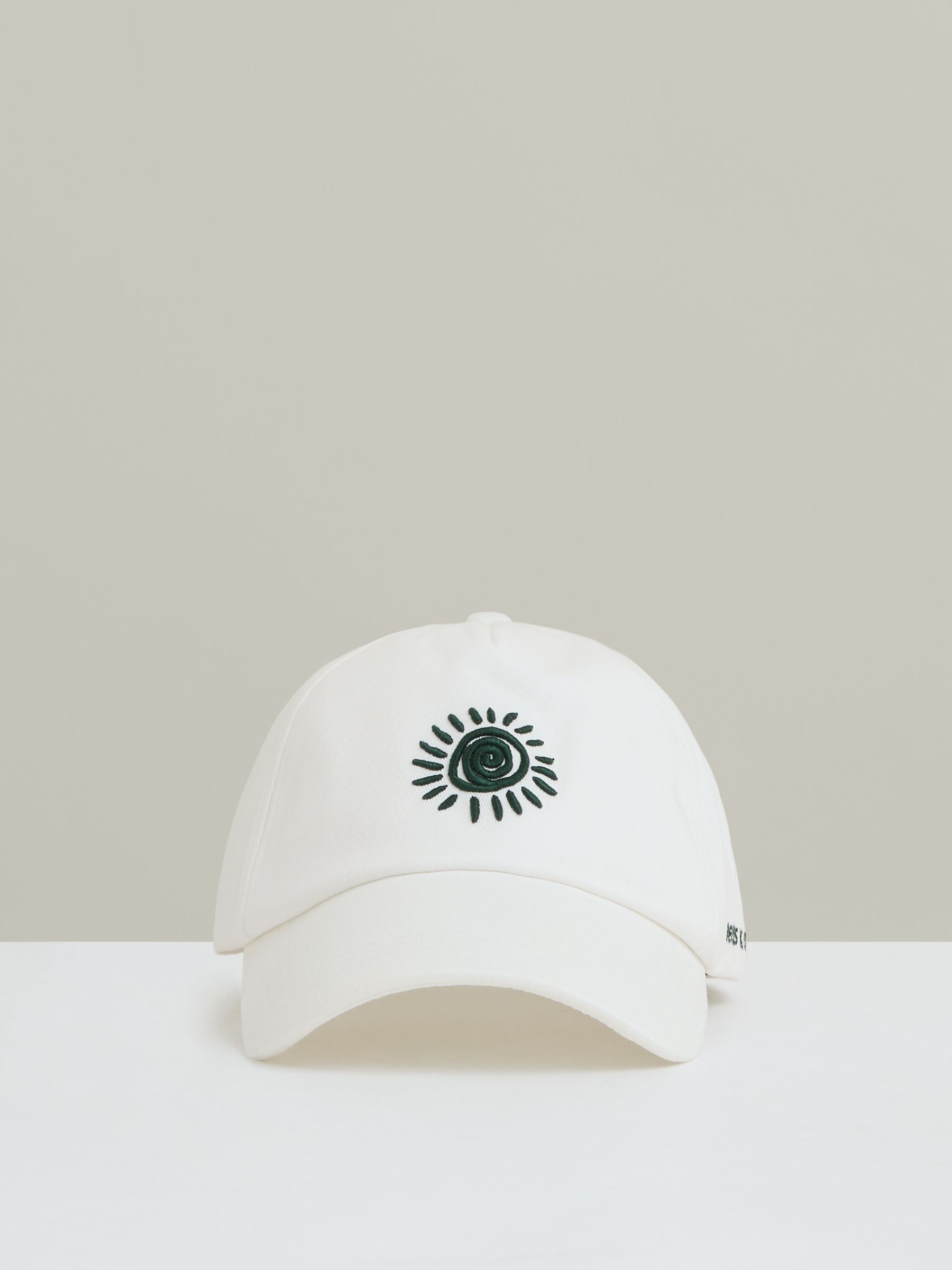 Reiss | Ché Sun-Embroidered Cap in White - Image 1 of 5