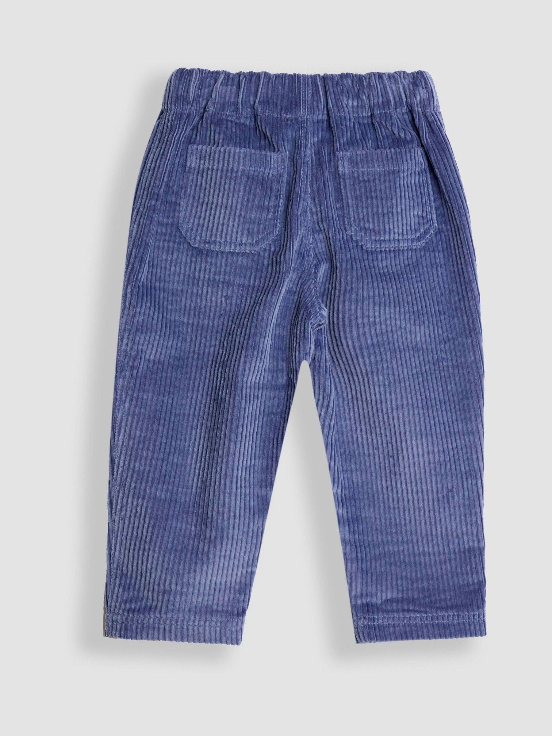 Indigo Blue Cord Pull On Trousers - Image 4 of 6
