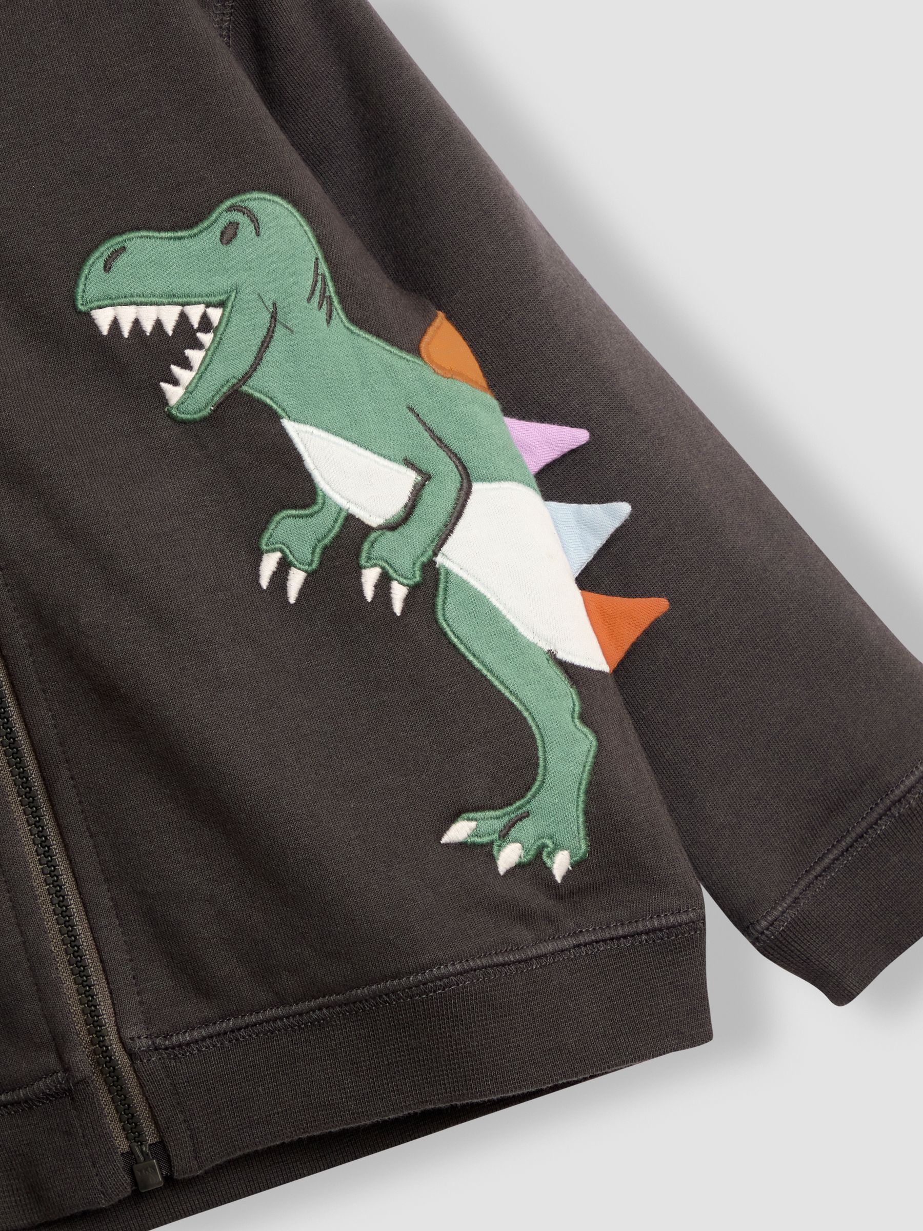 Grey Appliqué Reversible Hoodie - Image 9 of 9