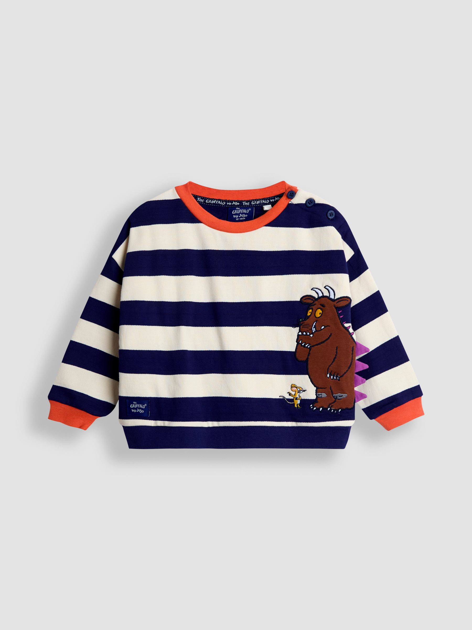Blue Stripe Appliqué Sweatshirt - Image 1 of 4
