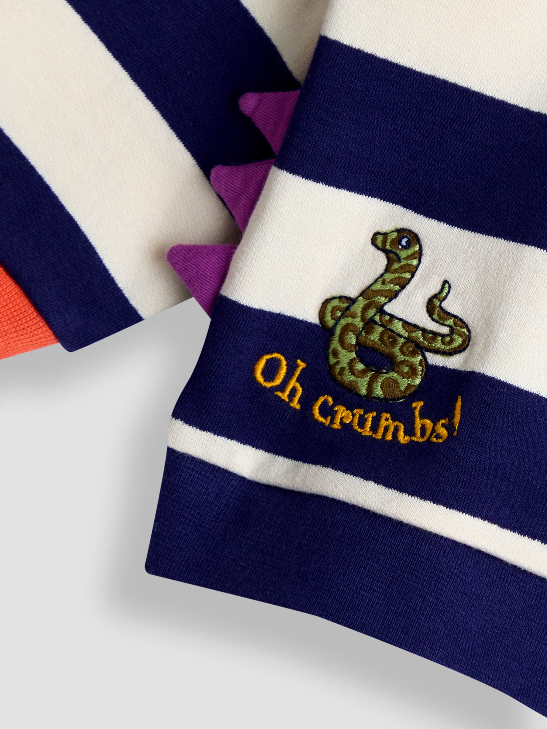 Blue Stripe Appliqué Sweatshirt - Image 4 of 4