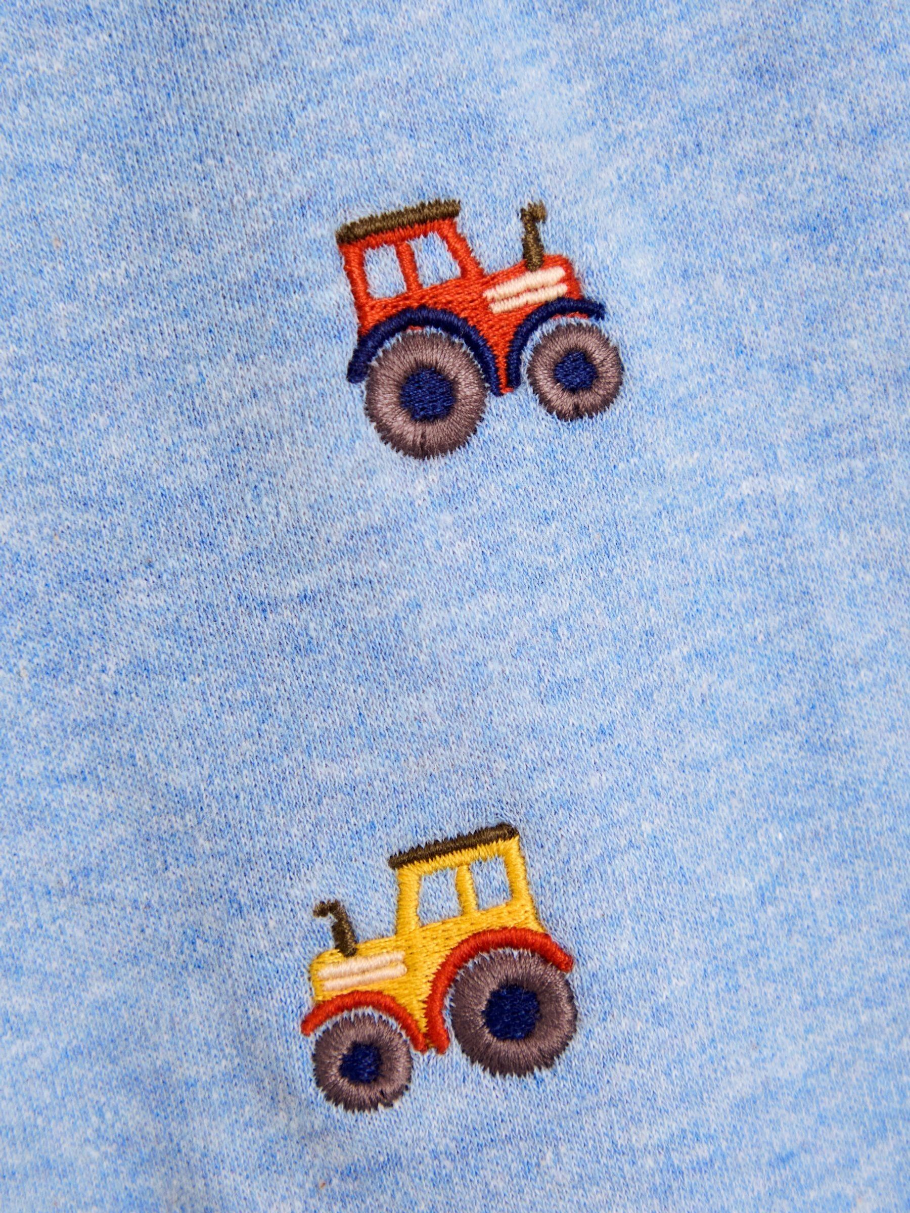 Blue Embroidered Polo Body - Image 3 of 3