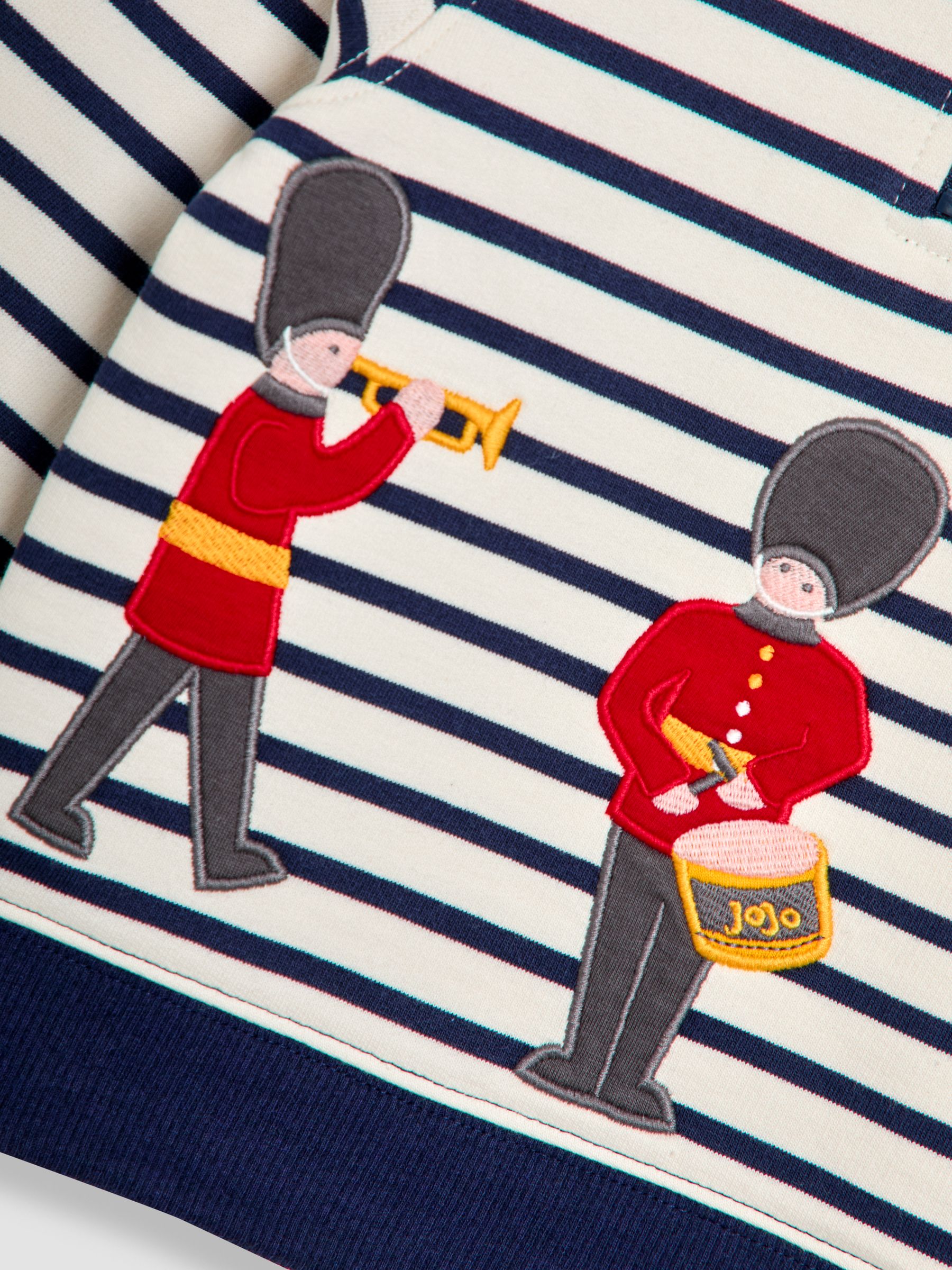 Cream Tractor Applique Half-Zip Sweatshirt - Image 3 of 3