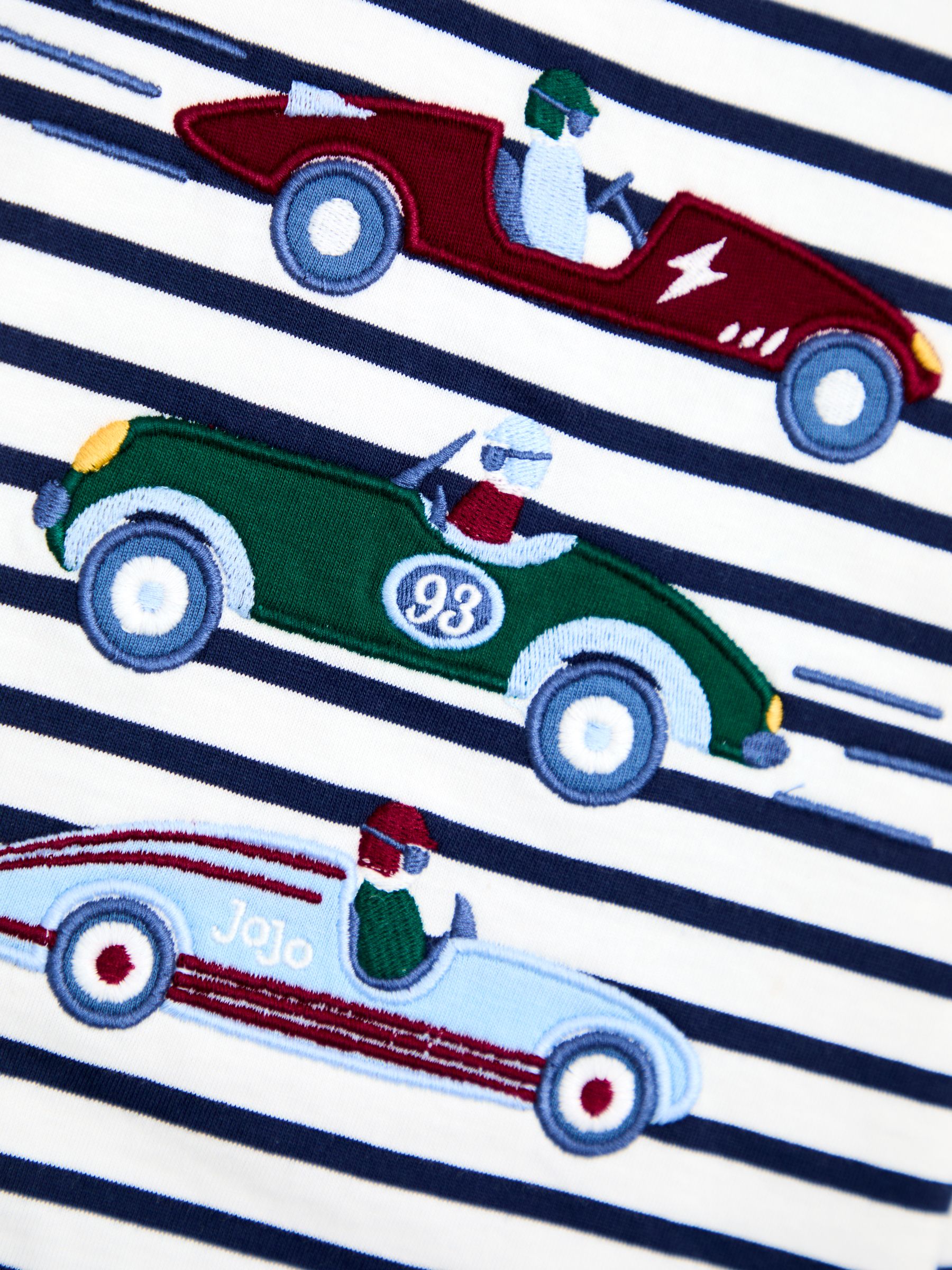 Light Cream Classic Racer Applique Top - Image 3 of 3