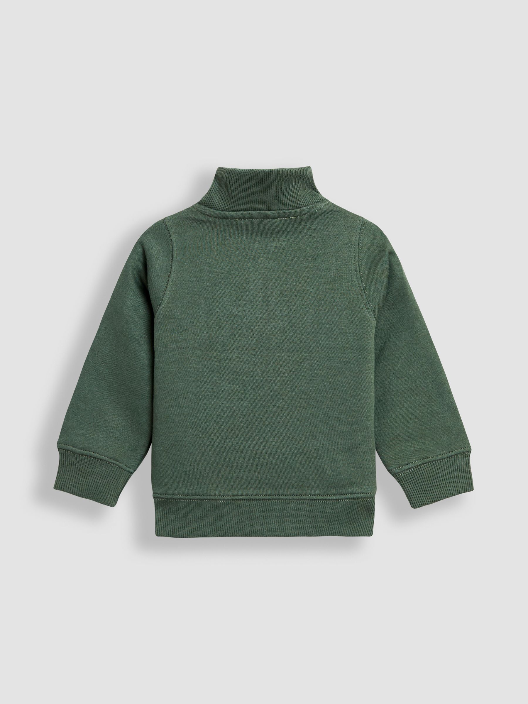 Green Tractor Applique Half-Zip Sweatshirt - Image 2 of 3