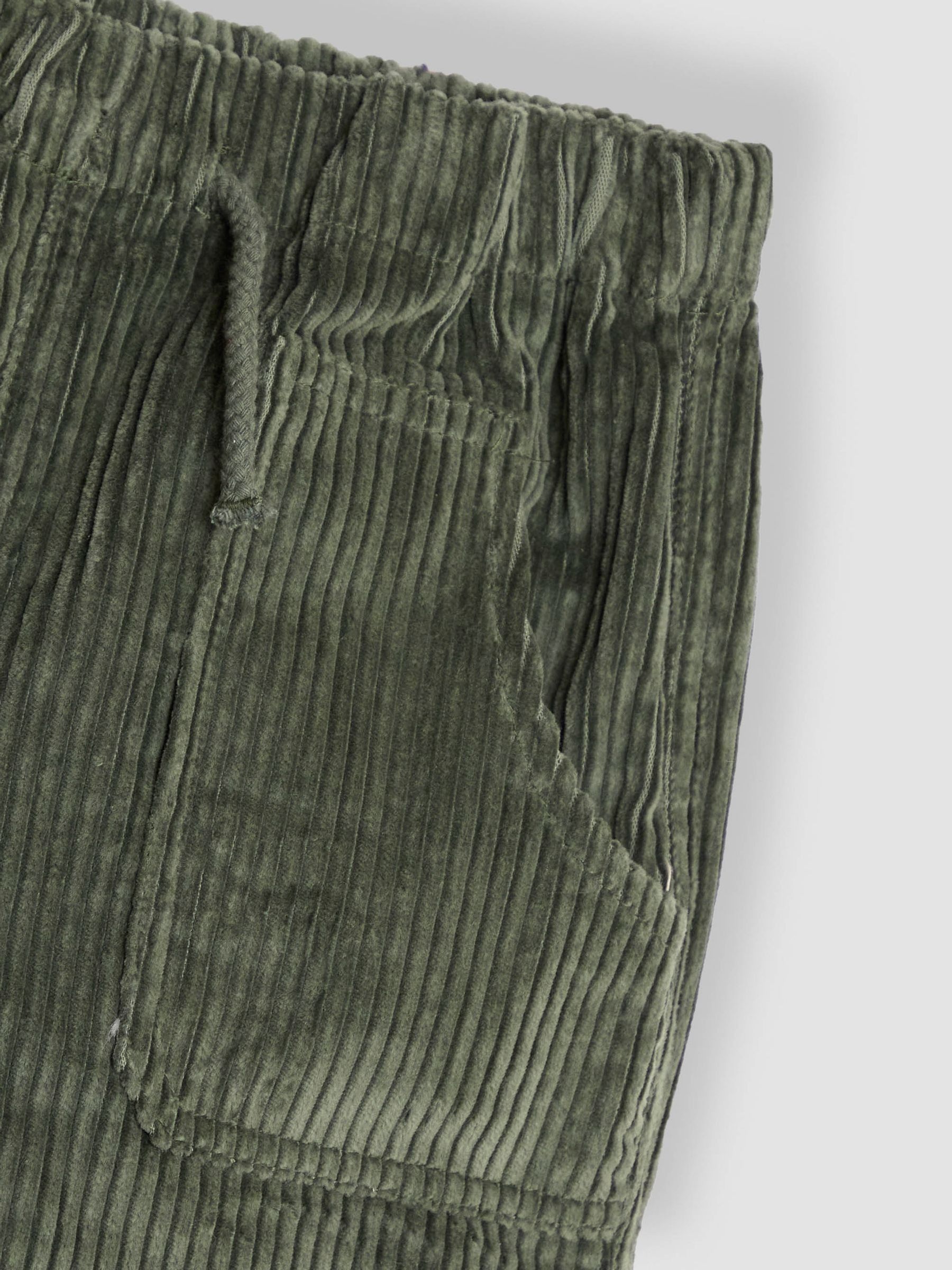 Khaki Green Cord Pull On Trousers - Image 3 of 4