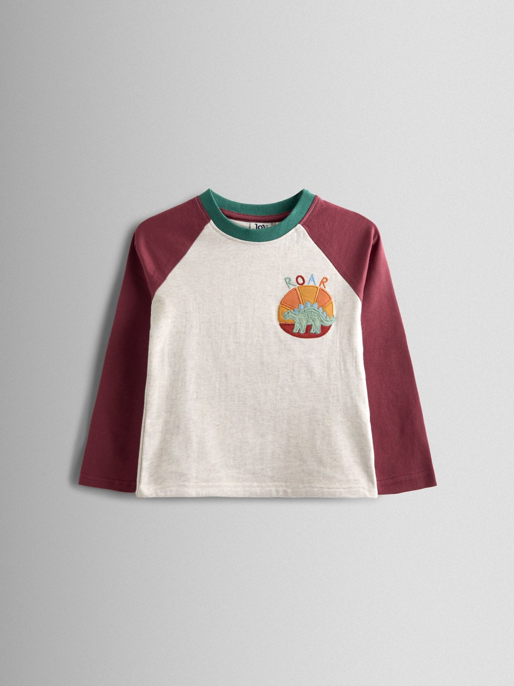 Natural Dino 2-Piece Giraffe Top & Leggings Set - Image 2 of 7