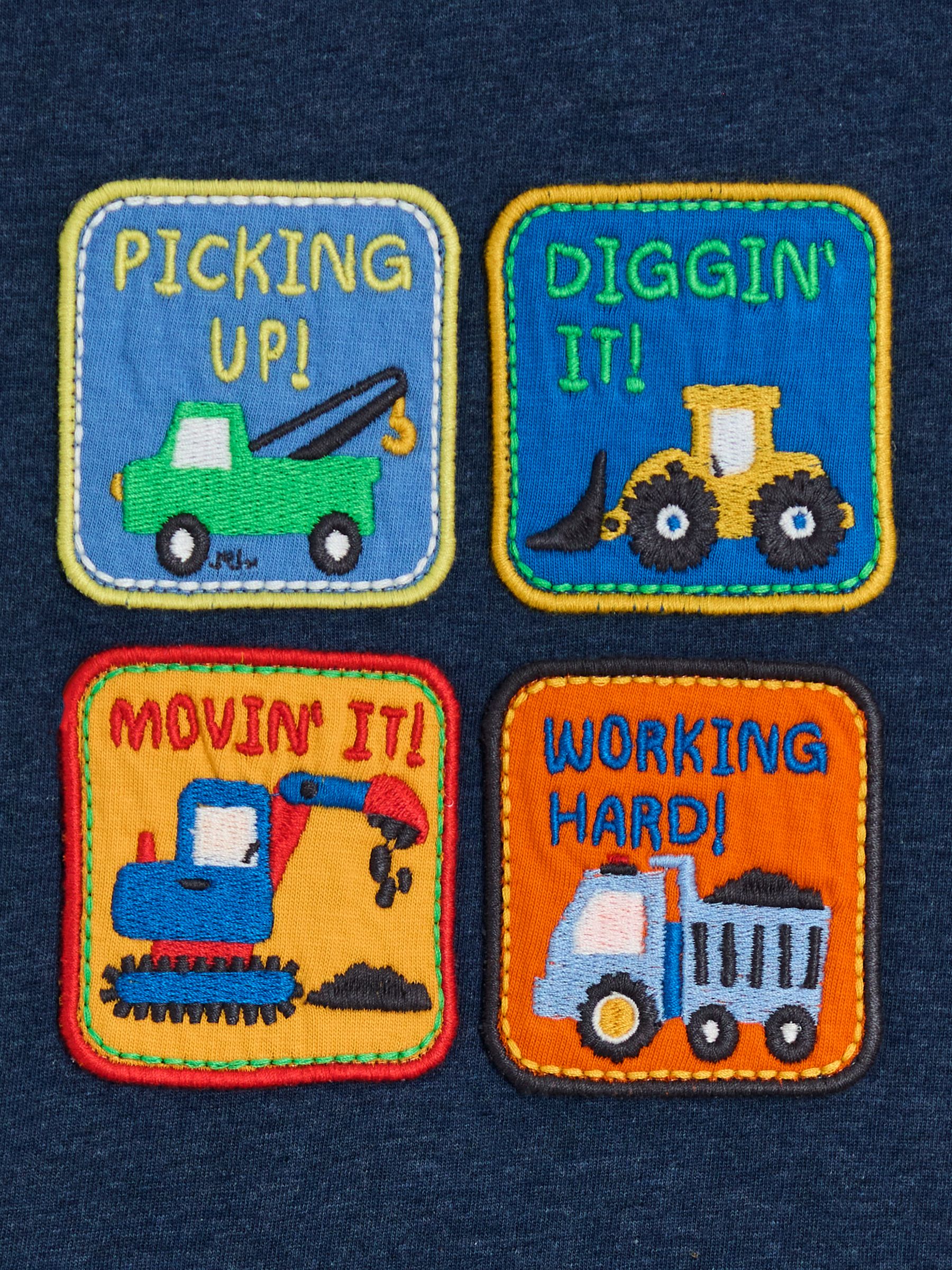 Blue Appliqué Patch Top - Image 3 of 3