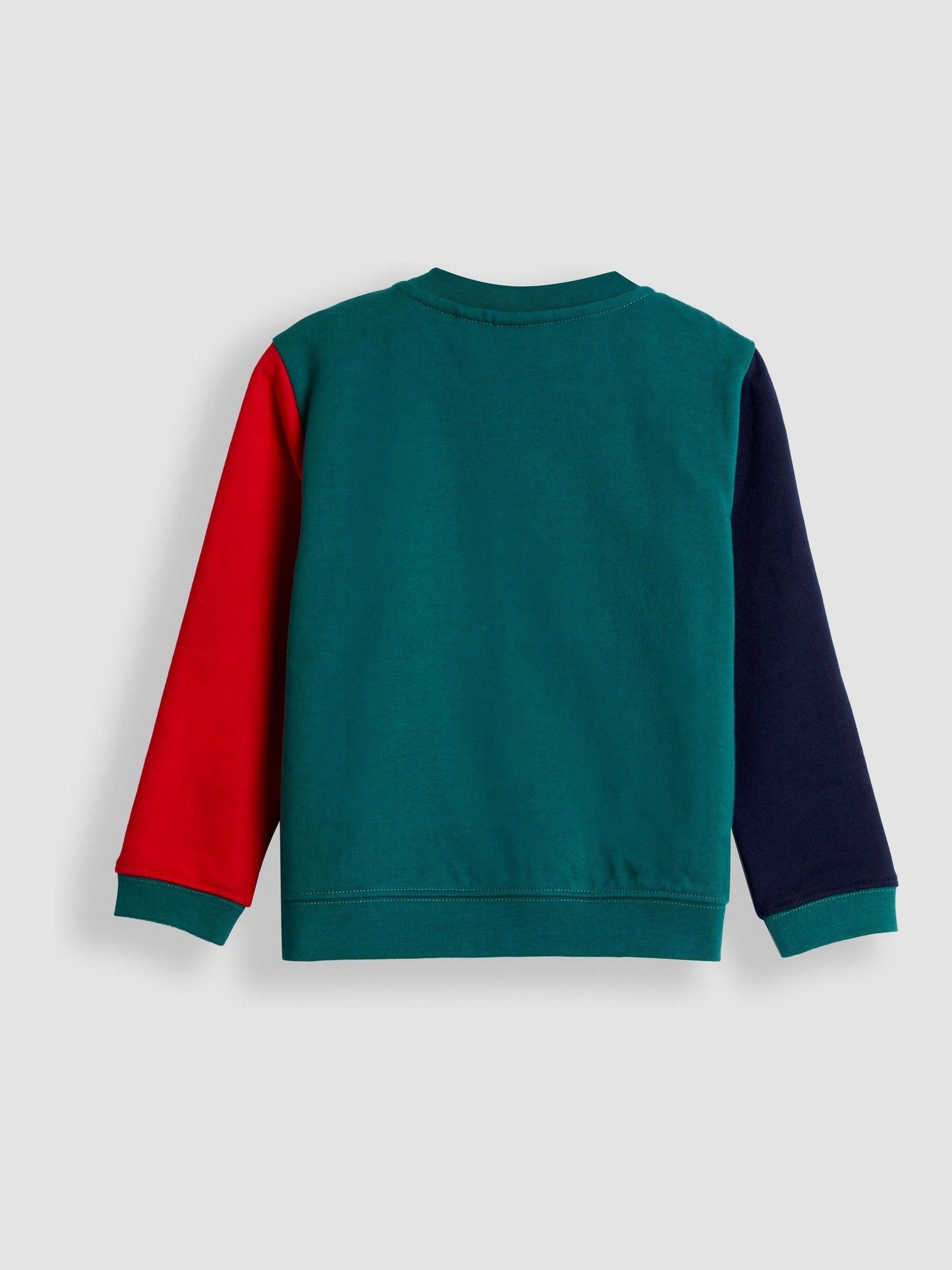 Green Christmas Character Appliqué Sweatshirt - Image 2 of 3