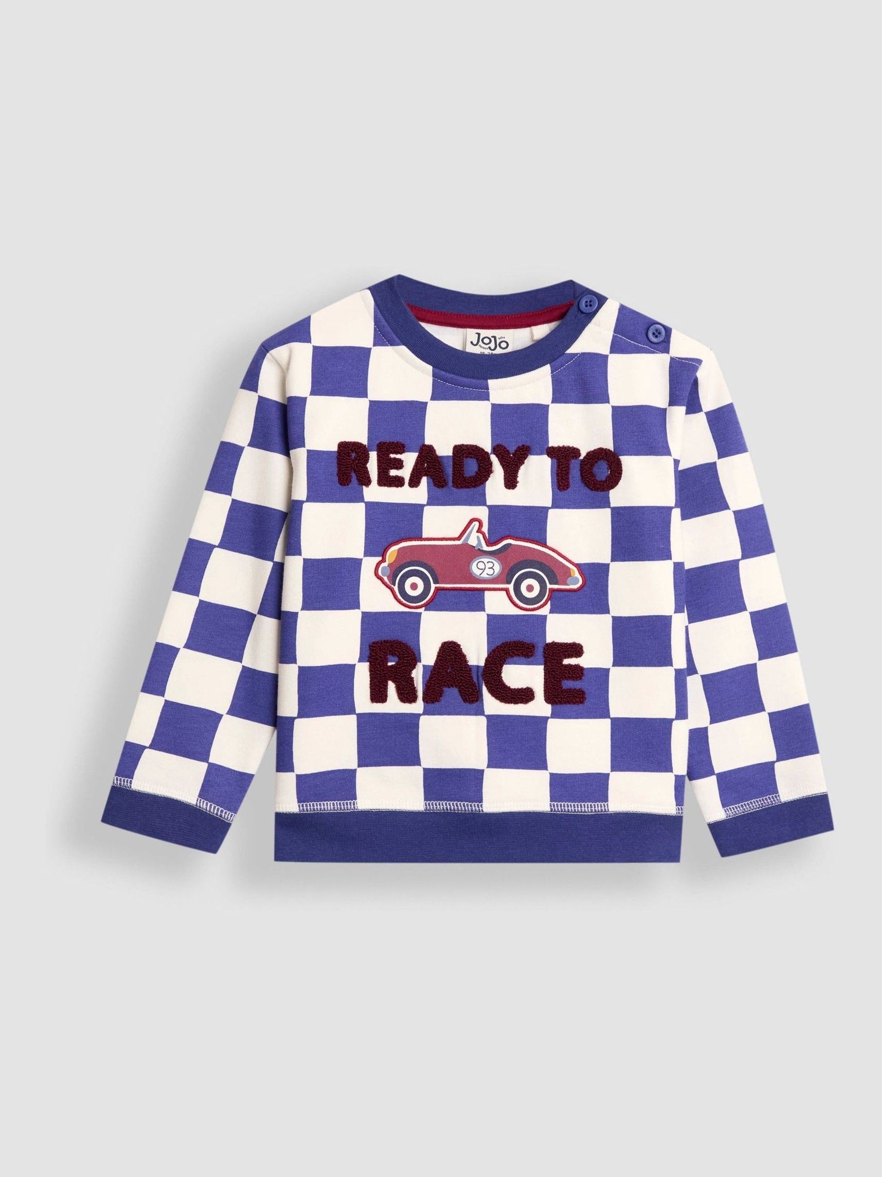Blue Ready to Race Appliqué Sweatshirt - Image 1 of 3
