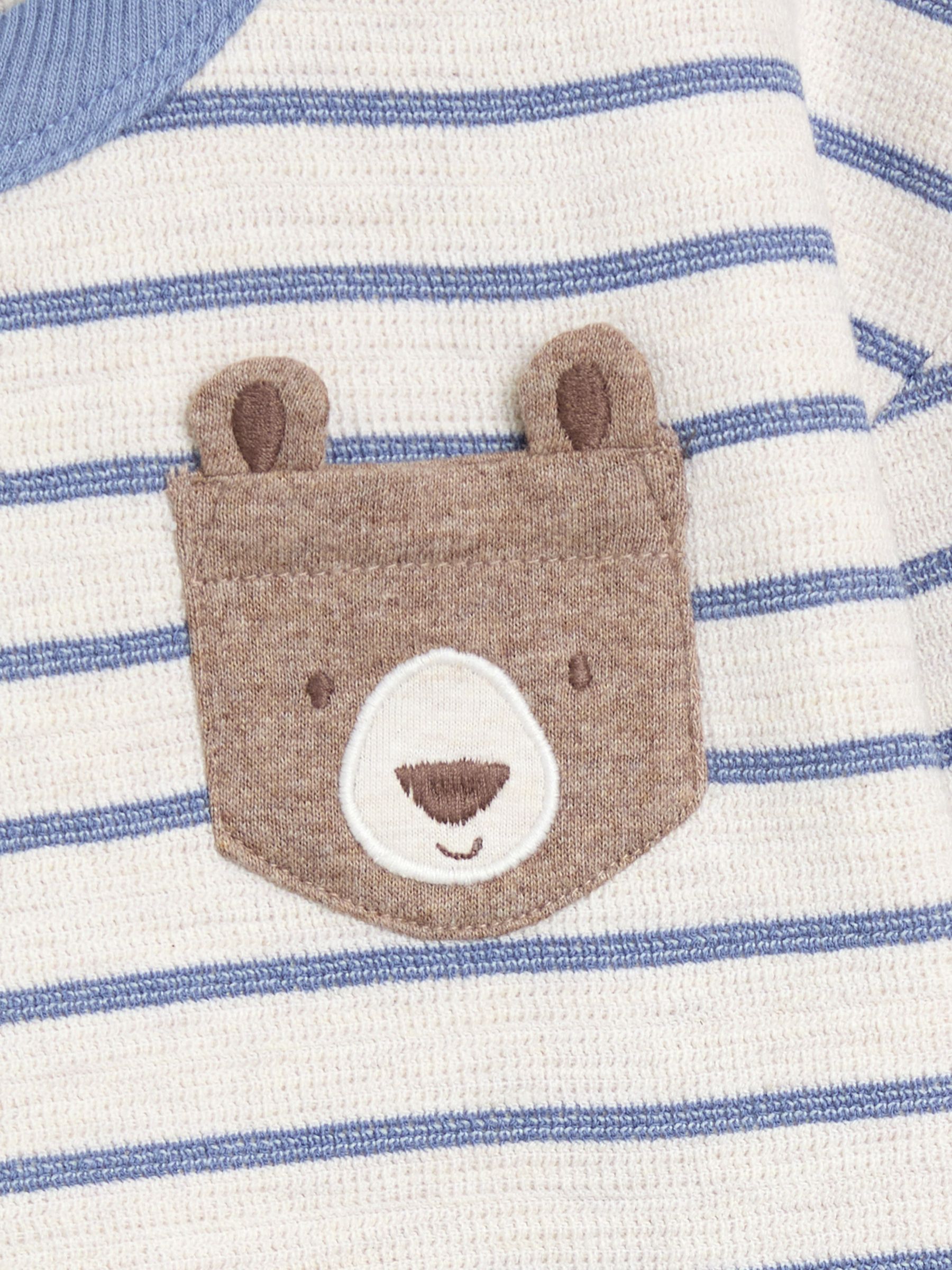 Blue Pocket Appliqué Top - Image 3 of 3