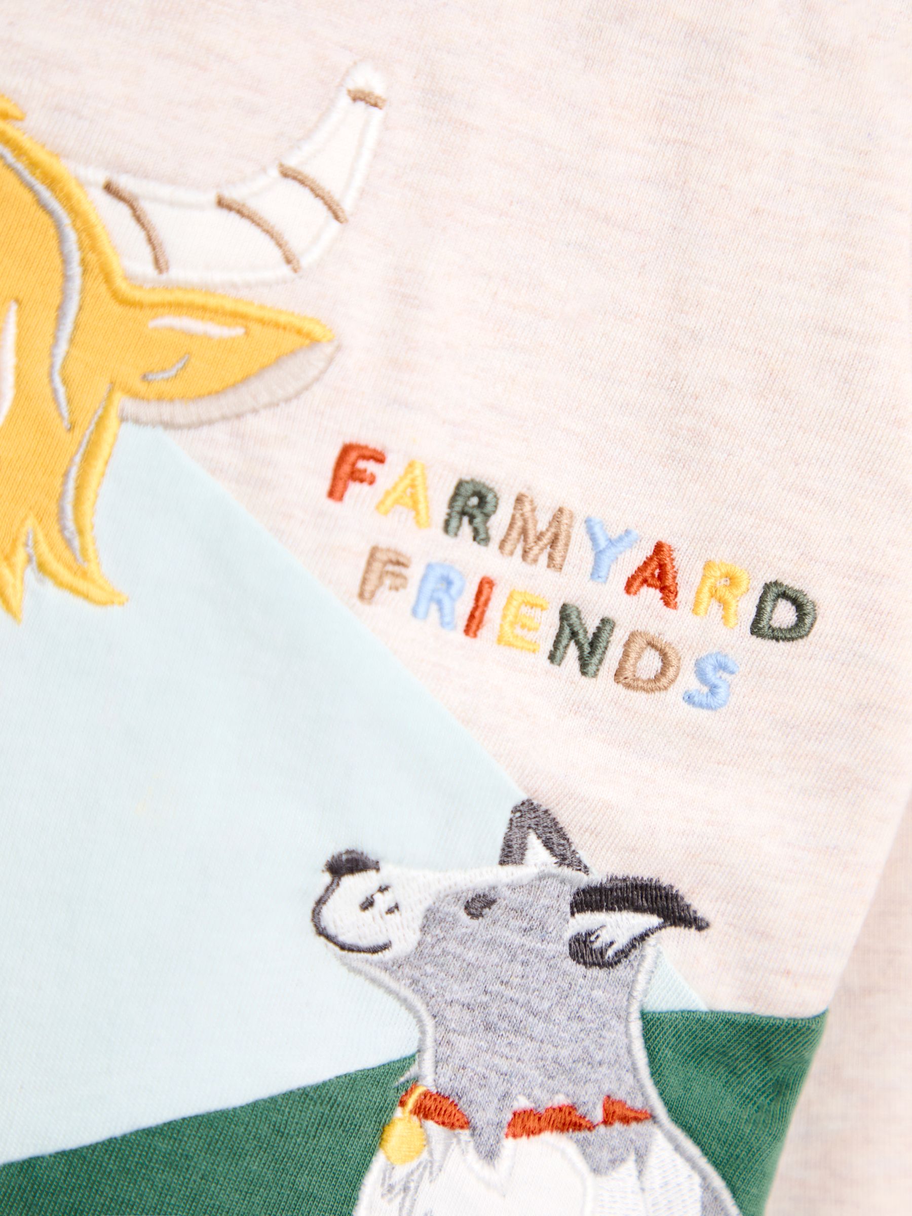 Natural Appliqué Scene Top - Image 3 of 3