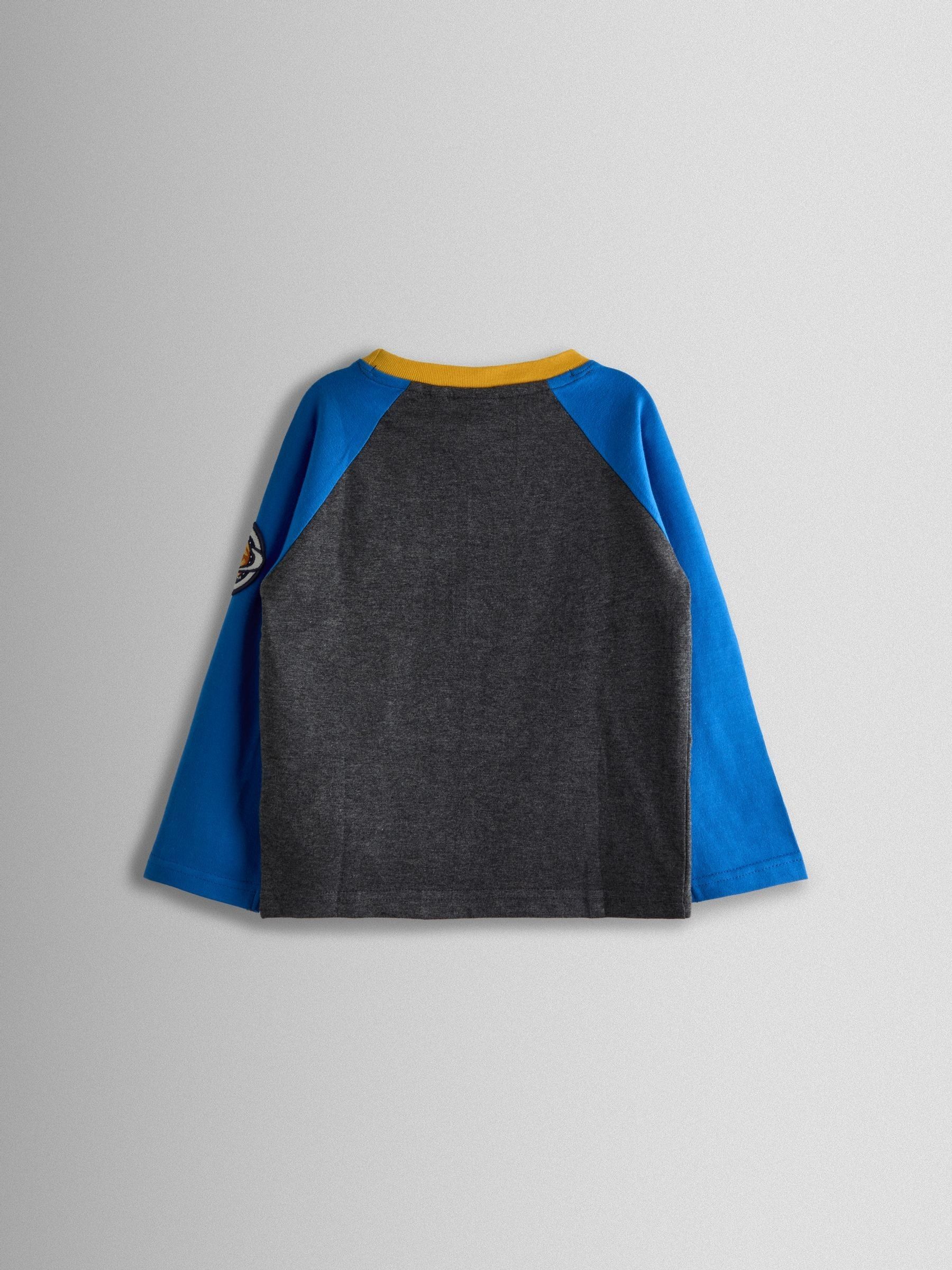 Charcoal Grey Astronaut Appliqué Top - Image 2 of 5 Charcoal Grey Astronaut Appliqué Top - Image 2 of 5