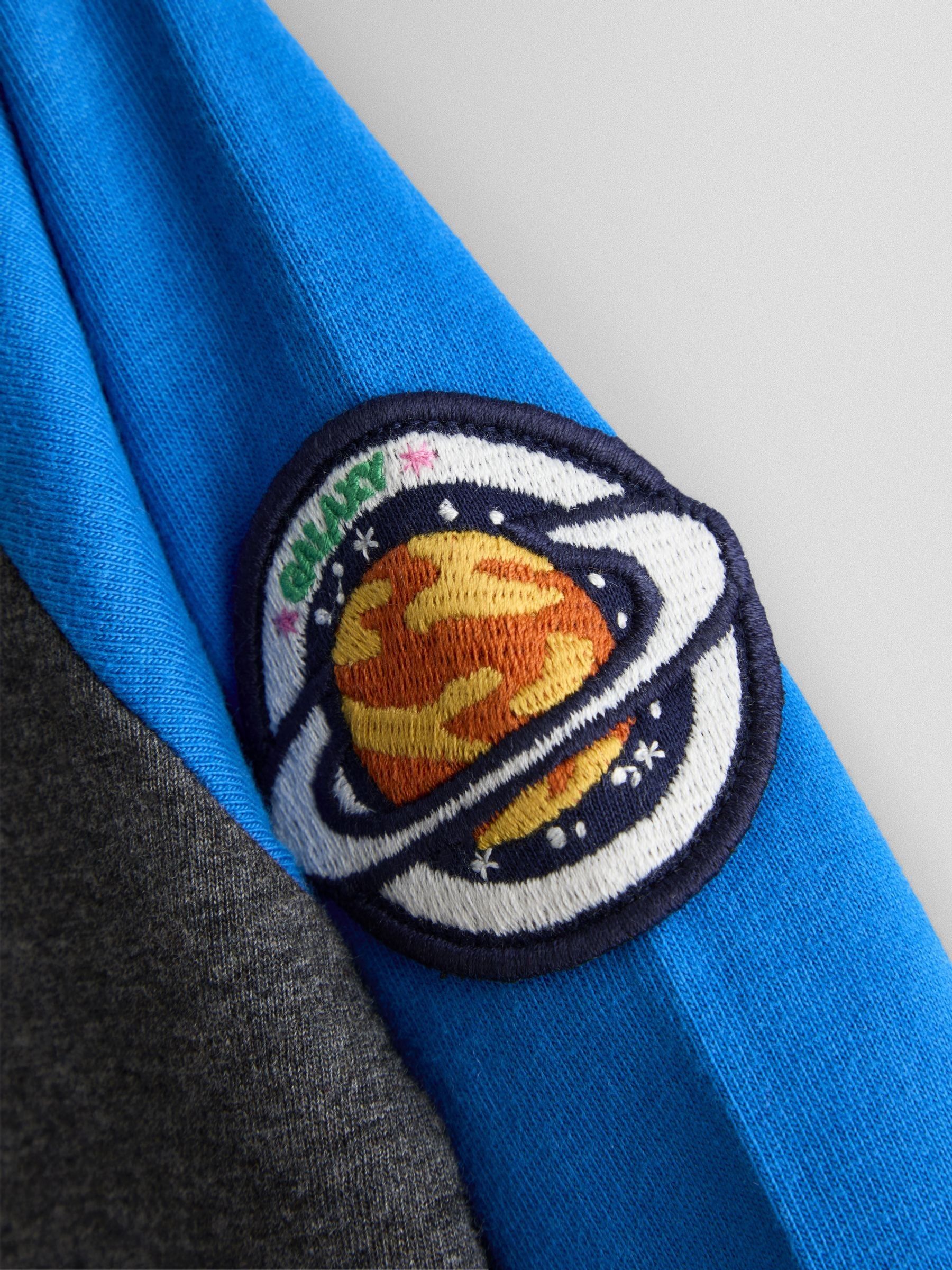 Charcoal Grey Astronaut Appliqué Top - Image 3 of 5