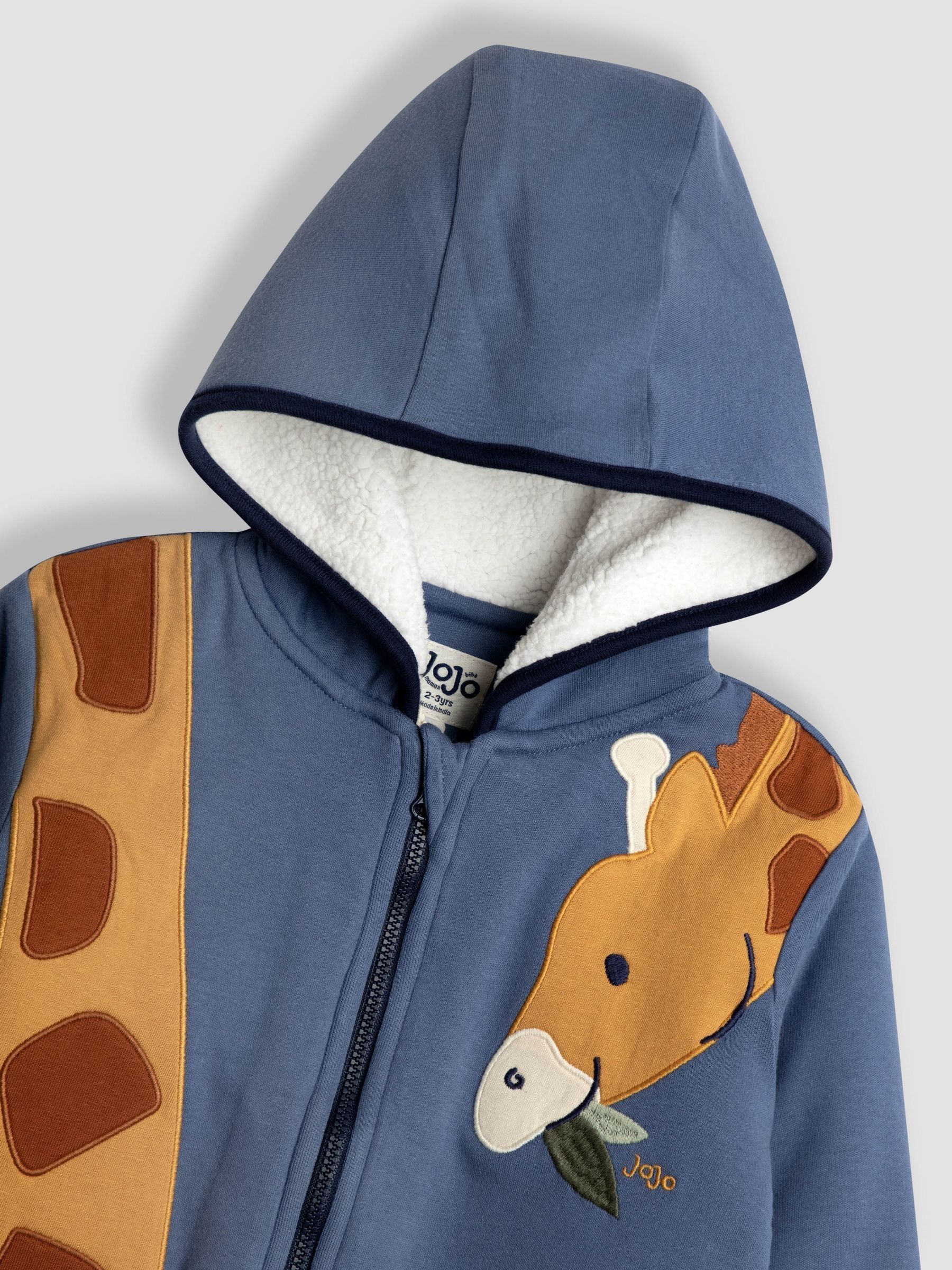 Blue Giraffe Cosy Hoodie - Image 3 of 3