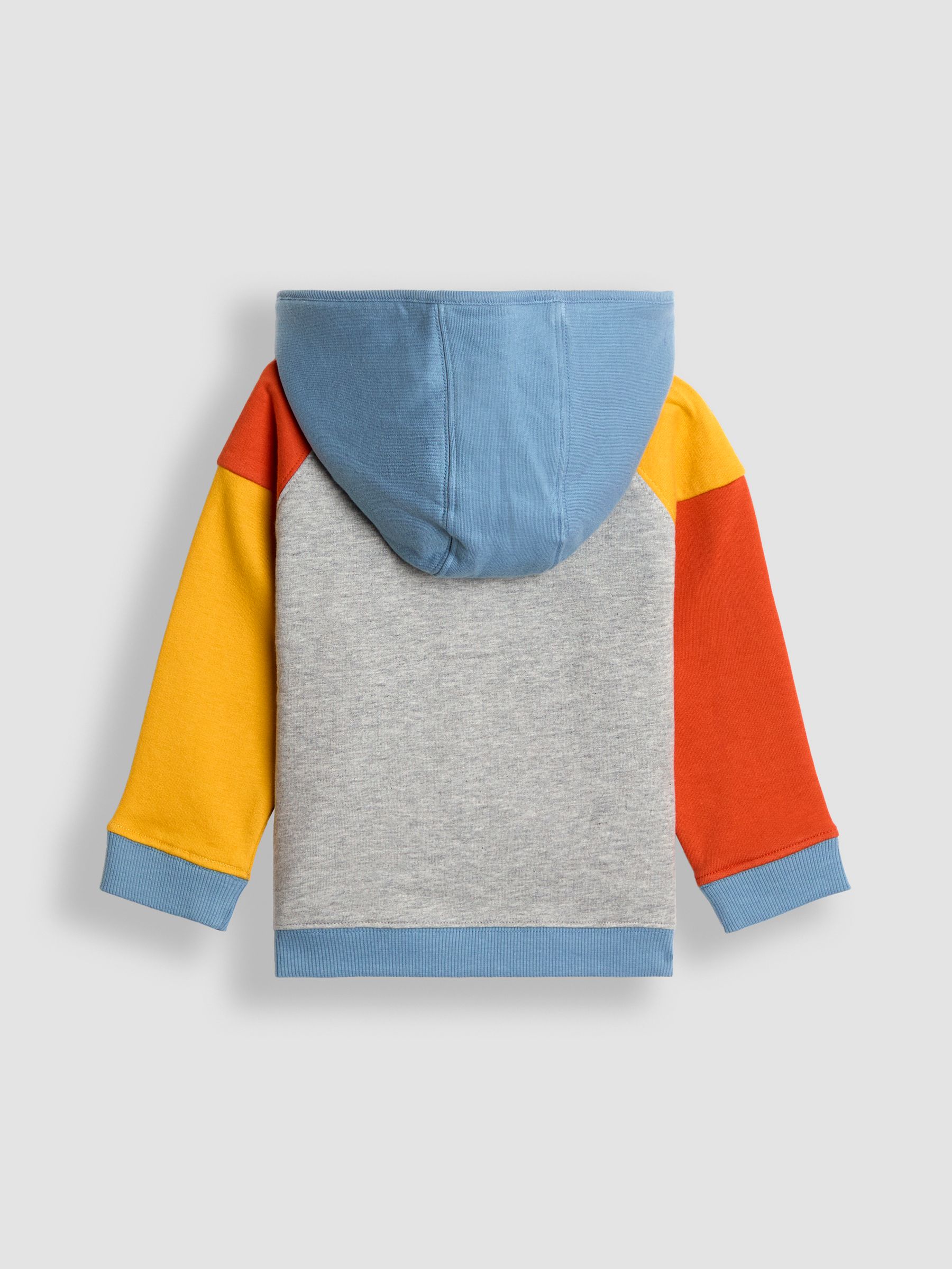 Grey Appliqué Hooded Sweatshirt - Image 2 of 4