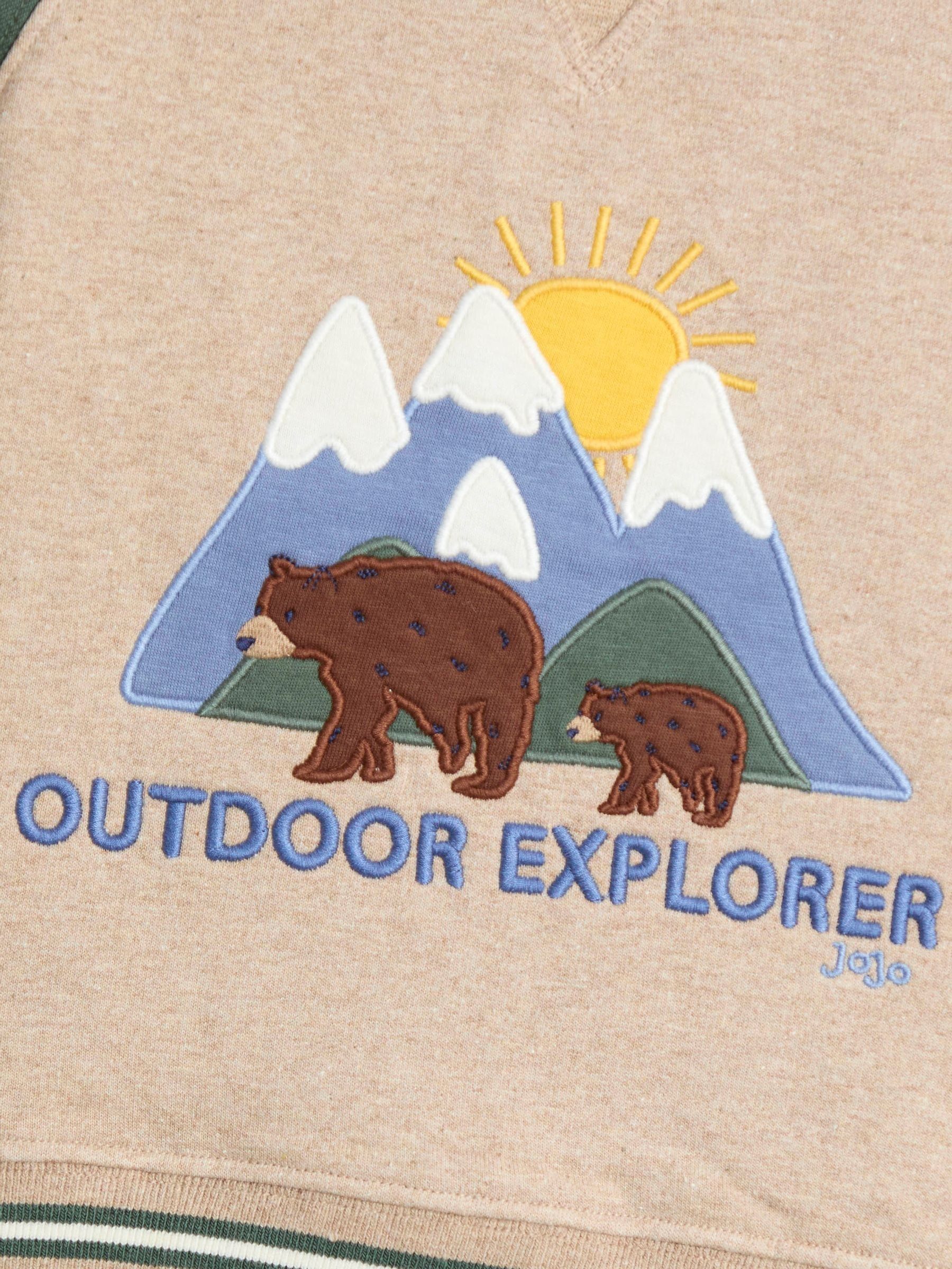 Grey Outdoor Explorer Raglan Sweatshirt - Image 2 of 3