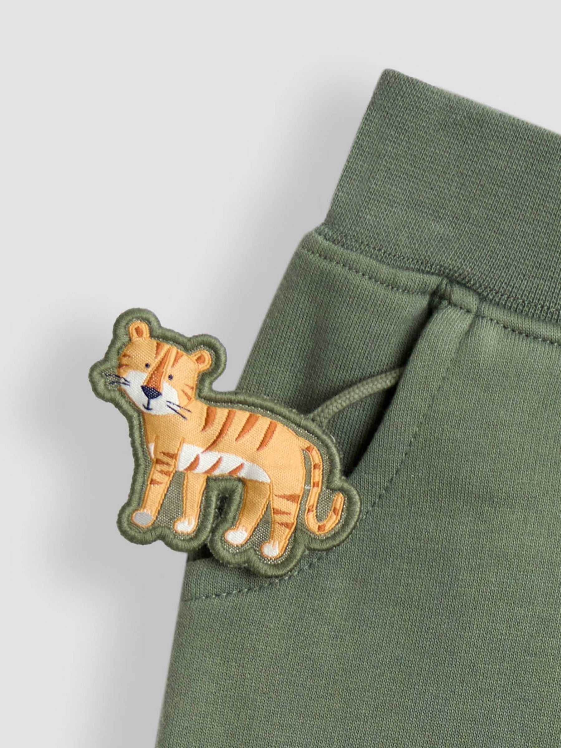 Khaki Green Safari Appliqué Joggers - Image 2 of 3