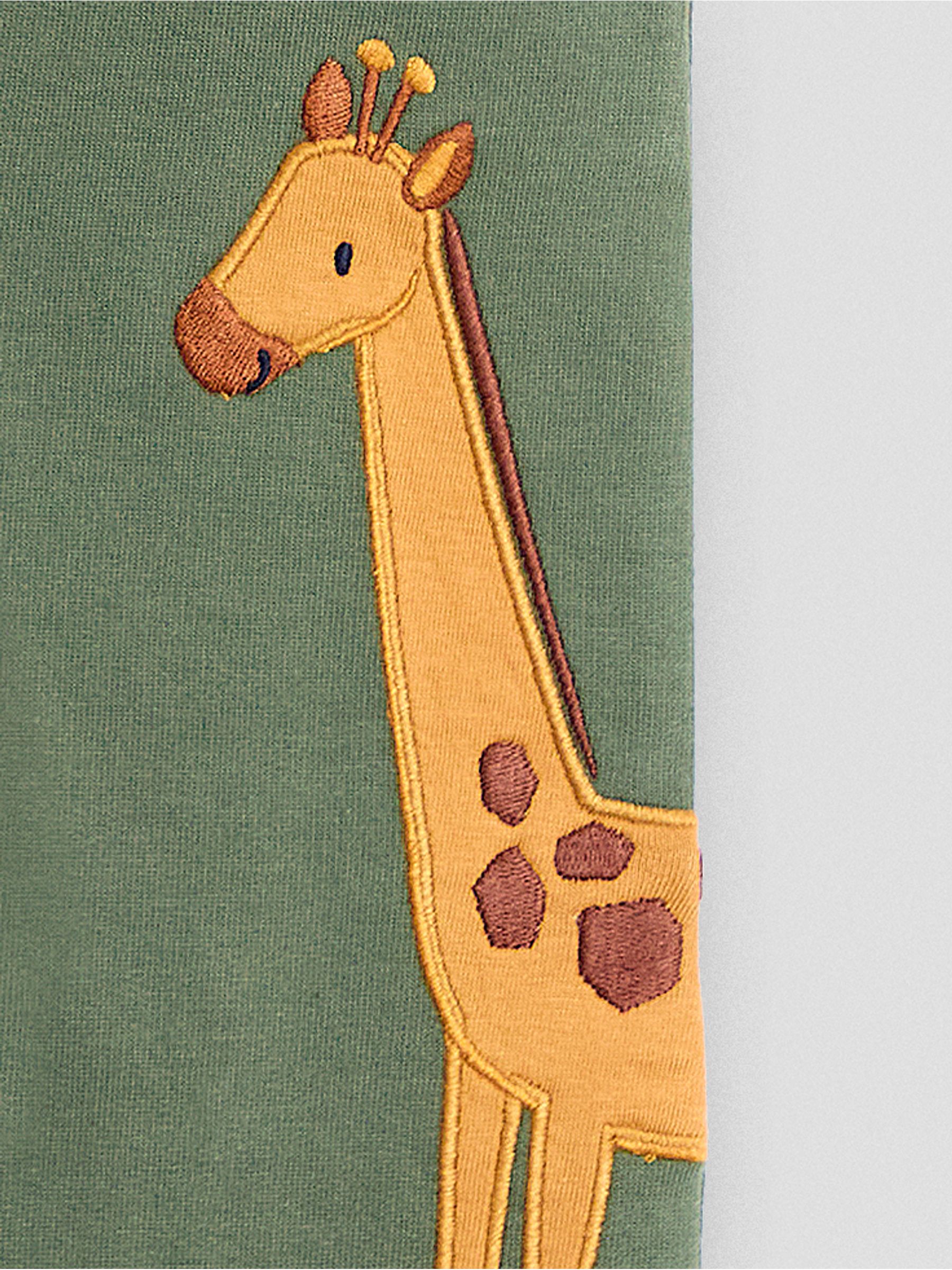 Khaki Safari Friends Applique Jogger - Image 4 of 4
