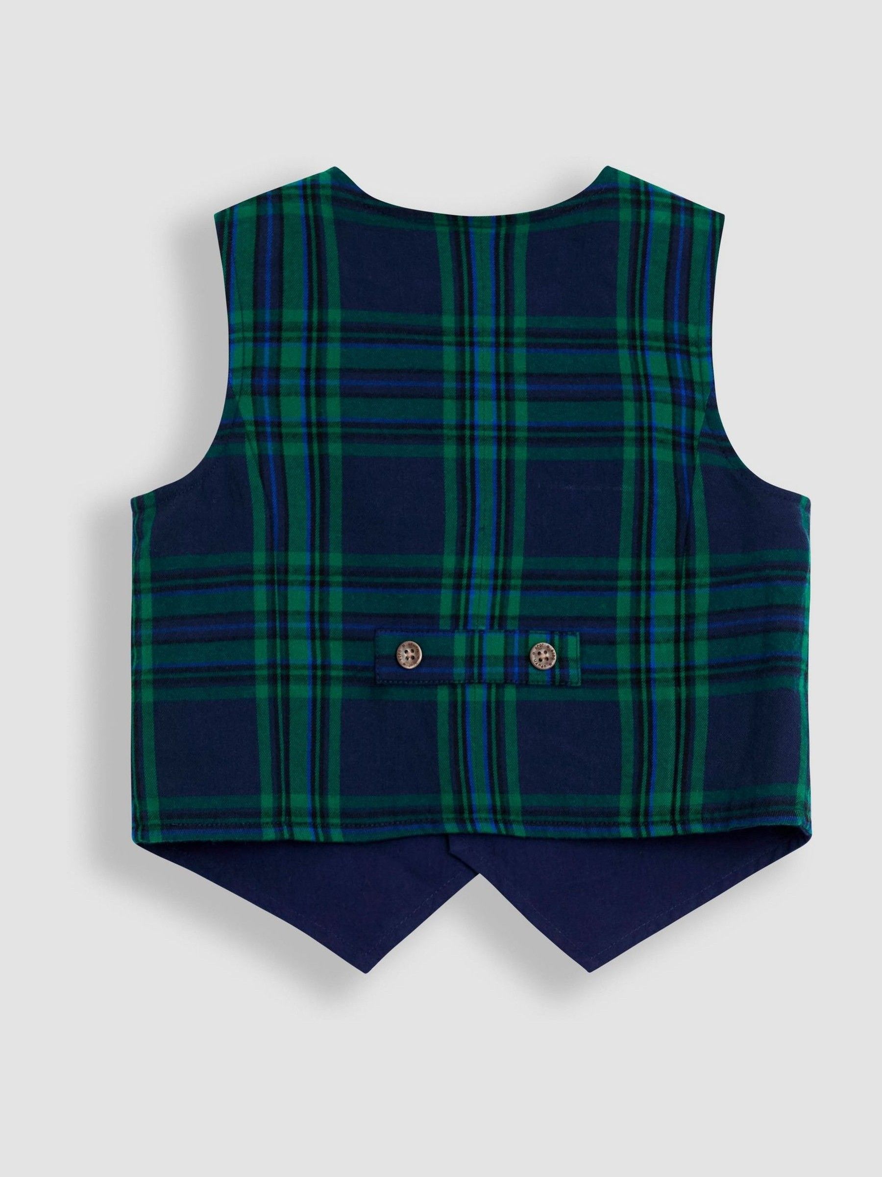 Navy Blue 3-Piece Bow Tie Waistcoat & Shirt Set - Image 3 of 6