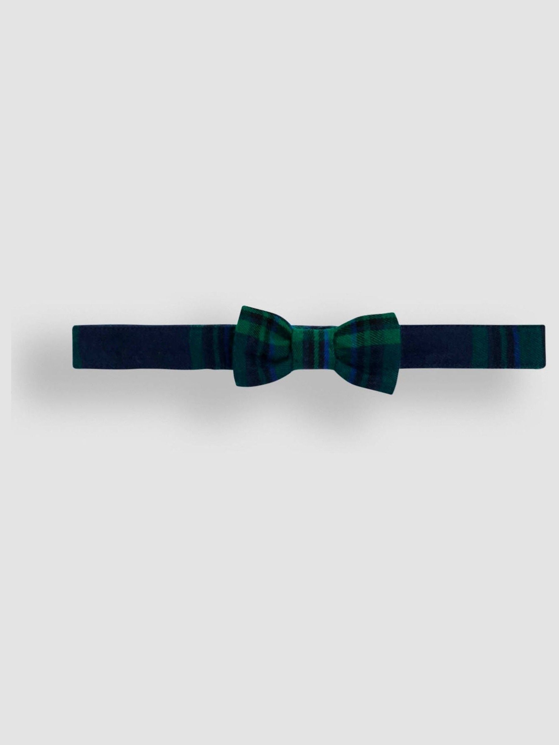 Navy Blue 3-Piece Bow Tie Waistcoat & Shirt Set - Image 6 of 6