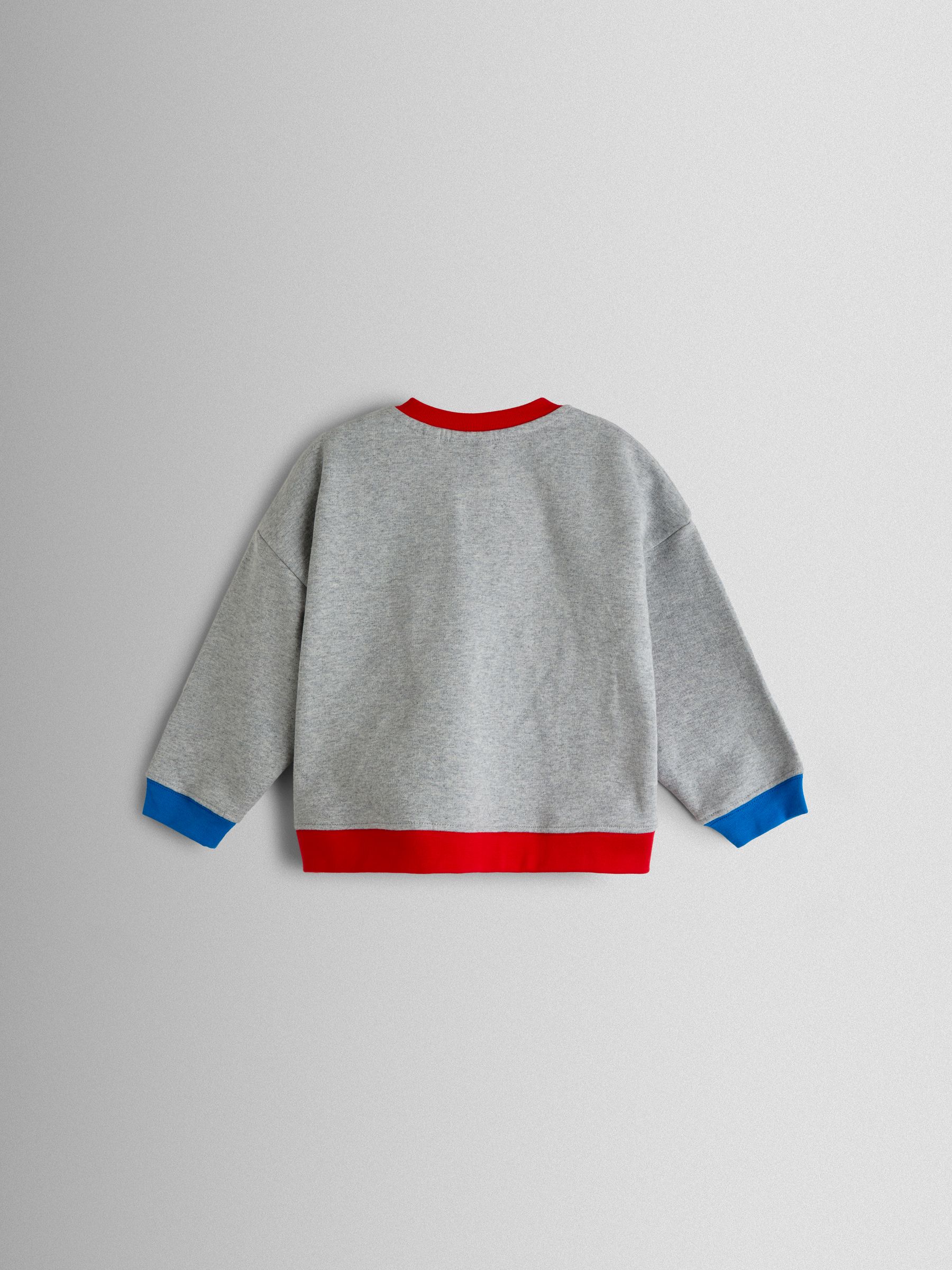 Light Grey Applique Sweatshirt - Image 2 of 3