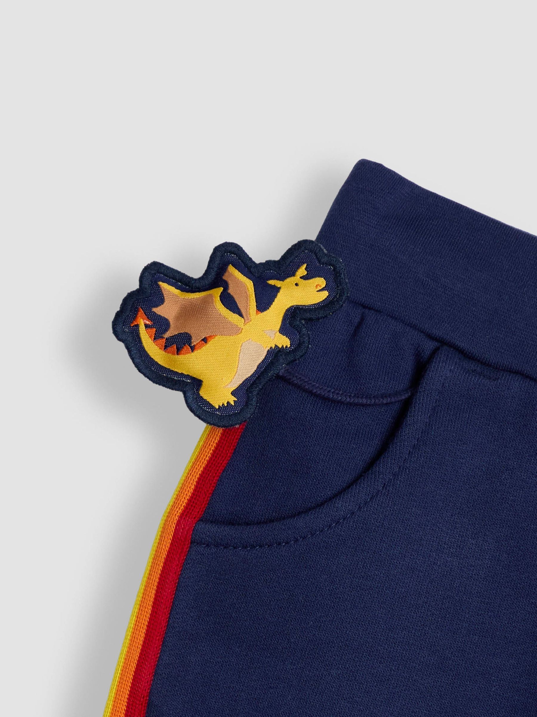 Navy Blue Dragon Pet In Pocket Joggers - Image 2 of 3