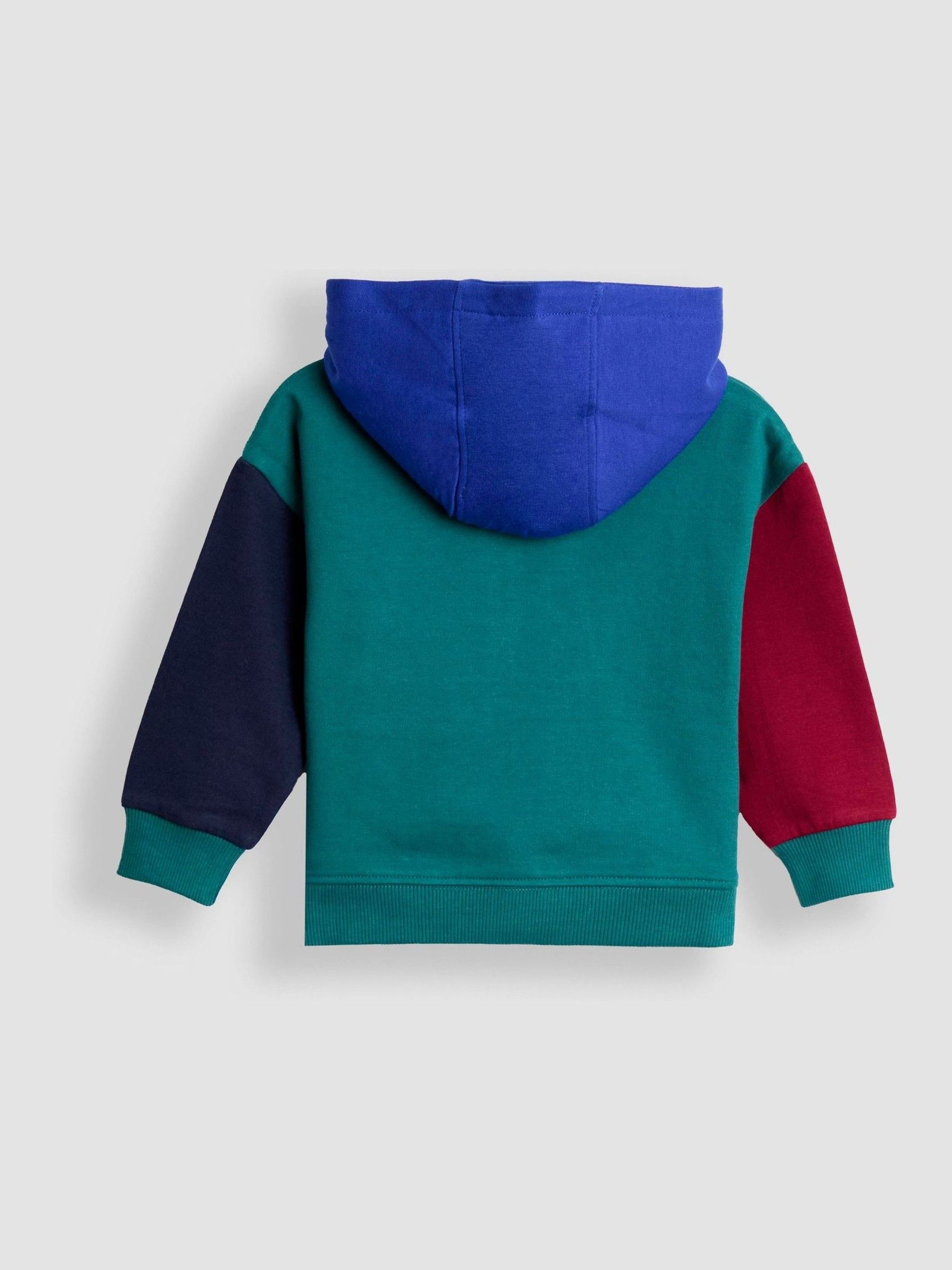 Khaki Green Ski Raglan Hooded Sweatshirt - Image 4 of 4