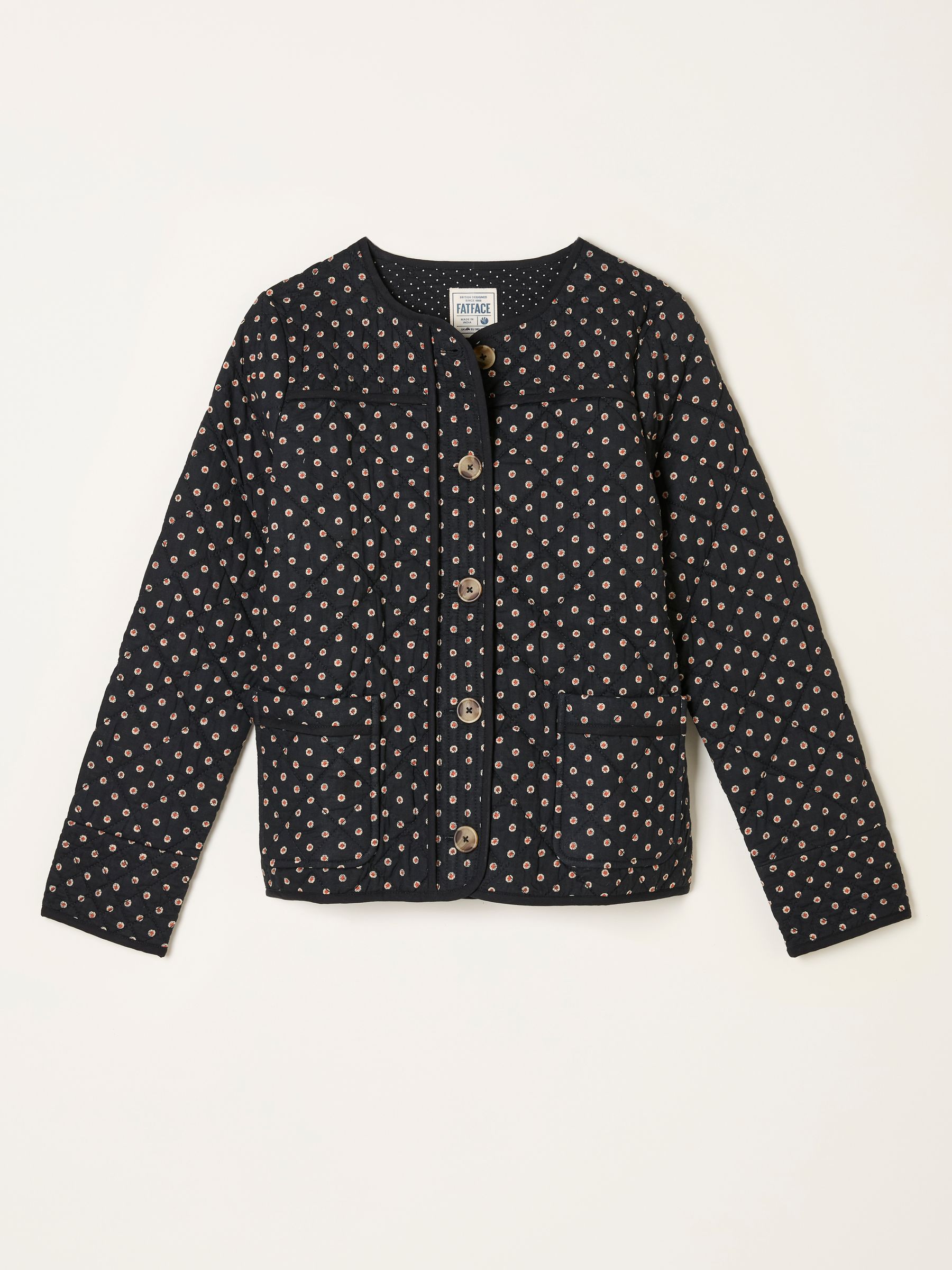 Mia Black Geo Quilted Jacket - Image 6 of 6
