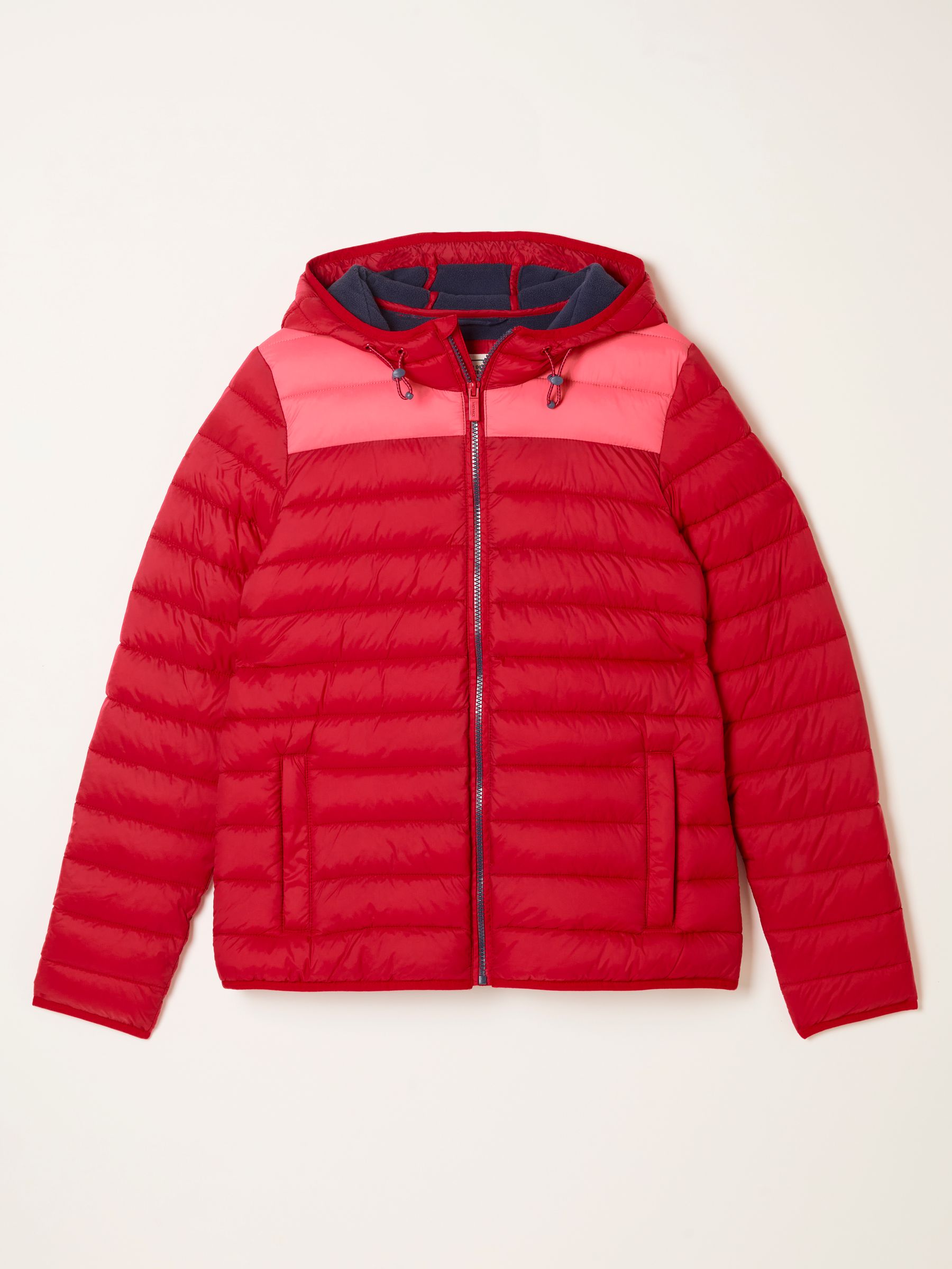 Red Garnet Colourblock Puffer Jacket - Image 5 of 5