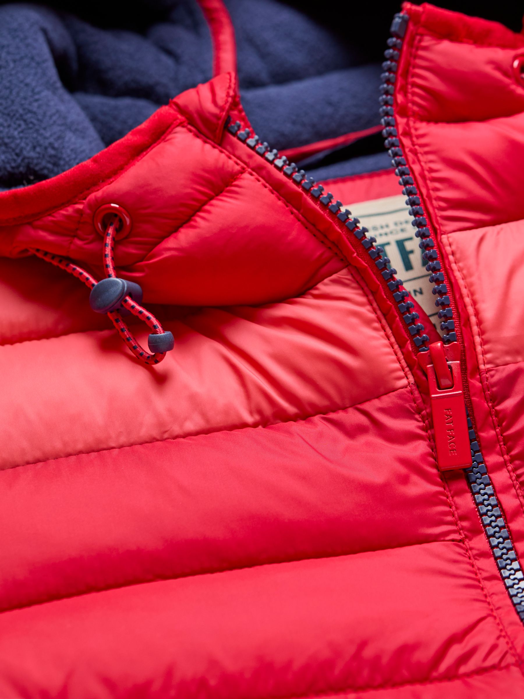 Red Garnet Colourblock Puffer Jacket - Image 6 of 6