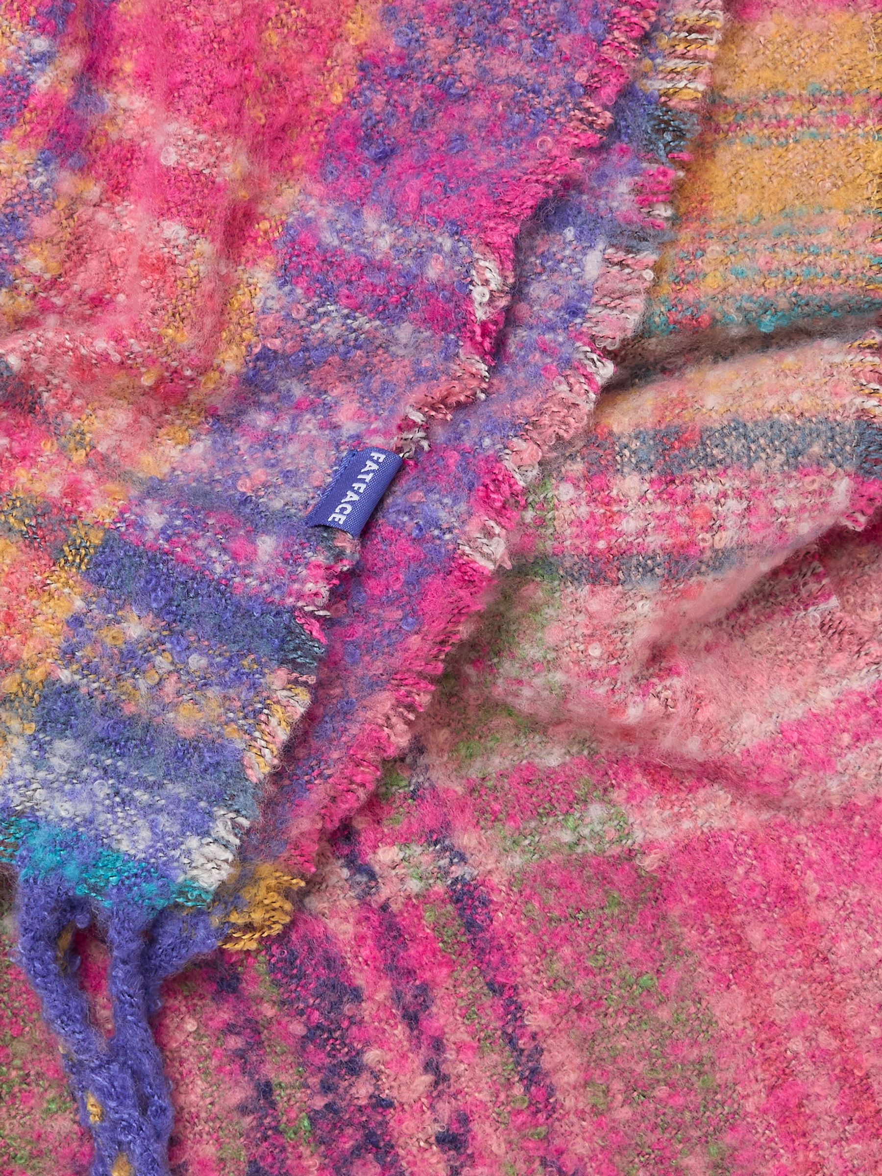 Multi Plain Hat and Check Scarf Gift Set - Image 3 of 3