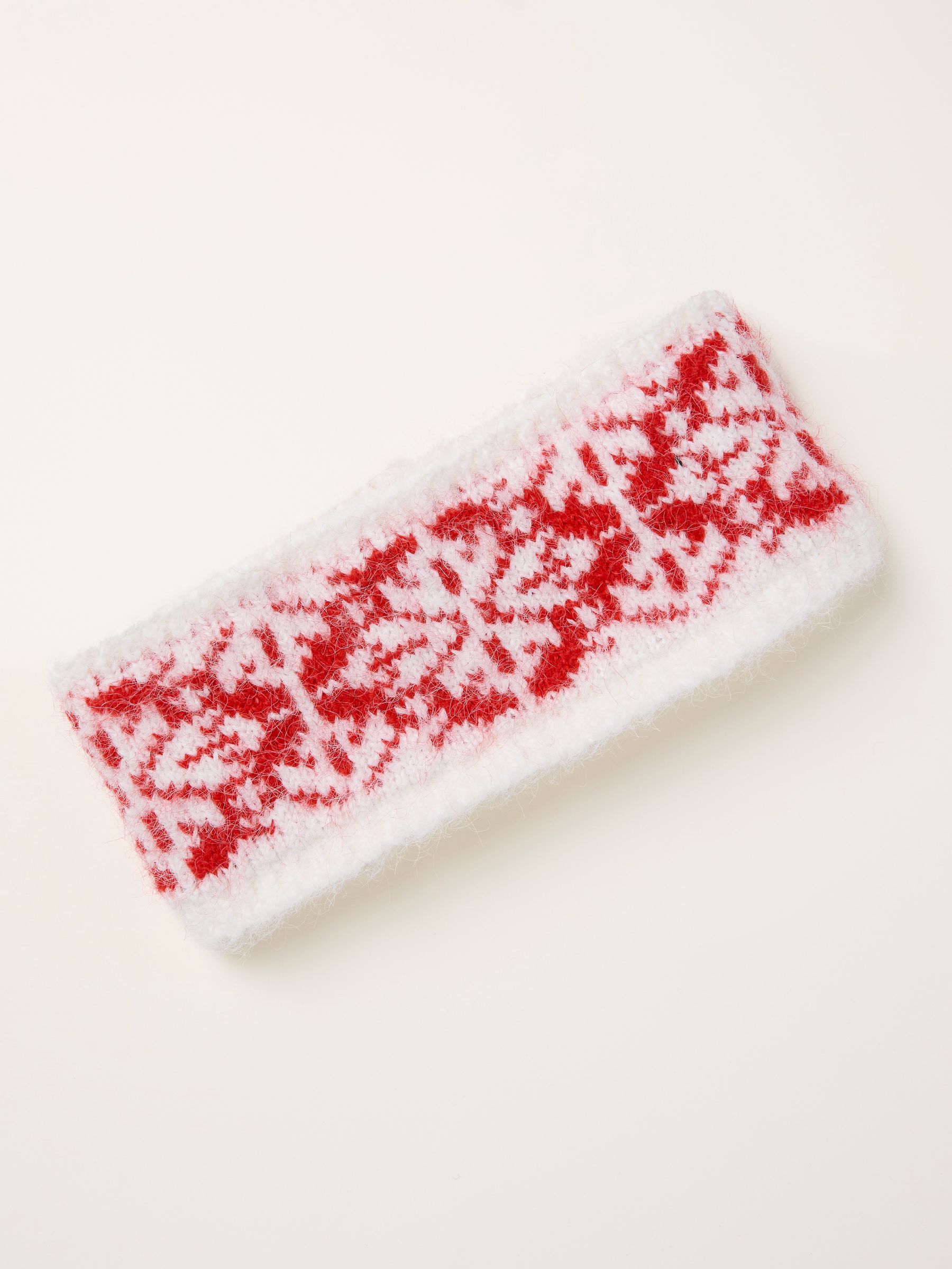 Red Shelter Snowflake Fairisle Headband - Image 1 of 2