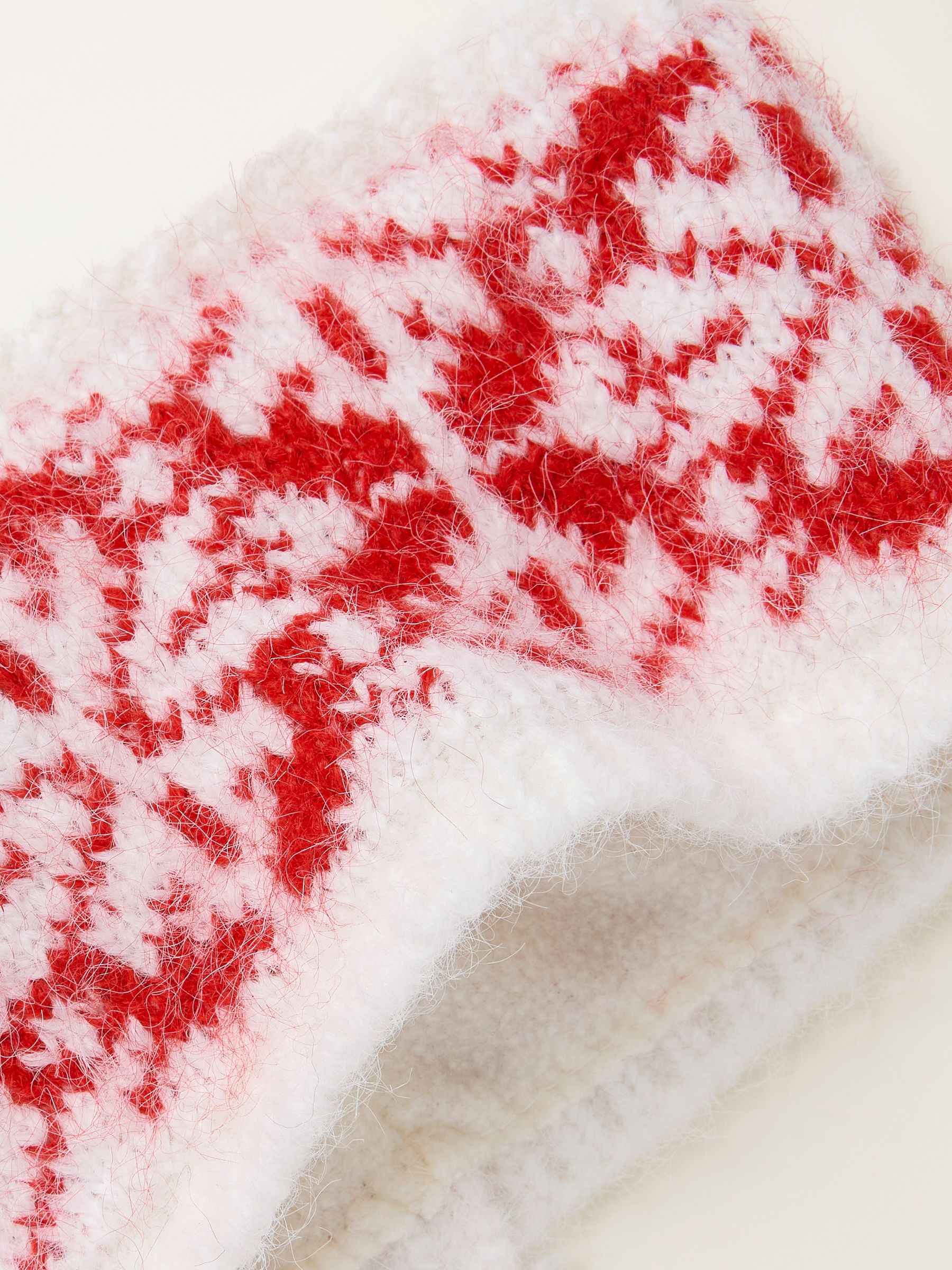 Red Shelter Snowflake Fairisle Headband - Image 2 of 2