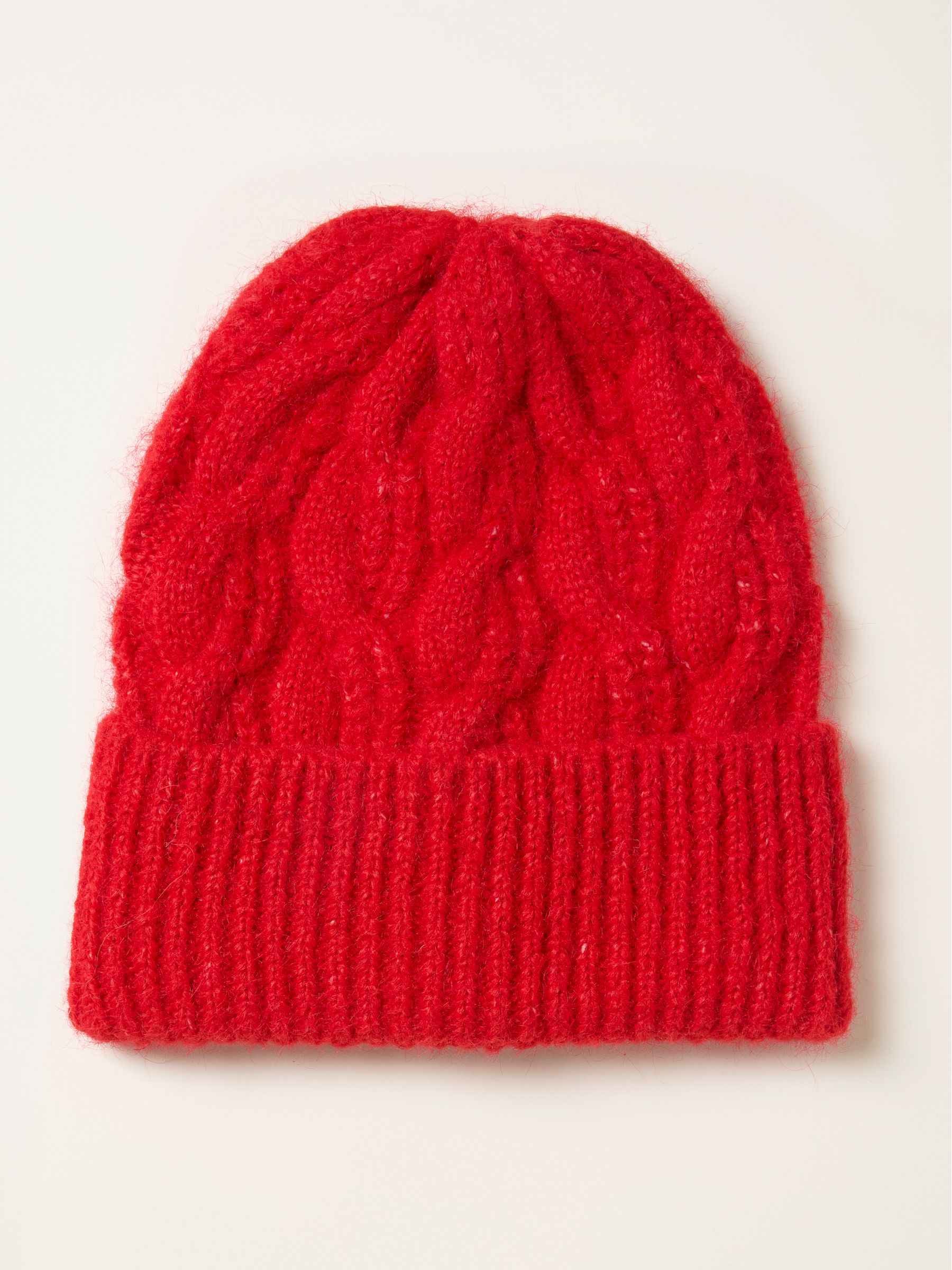 Red Shelter Cable Beanie - Image 1 of 2